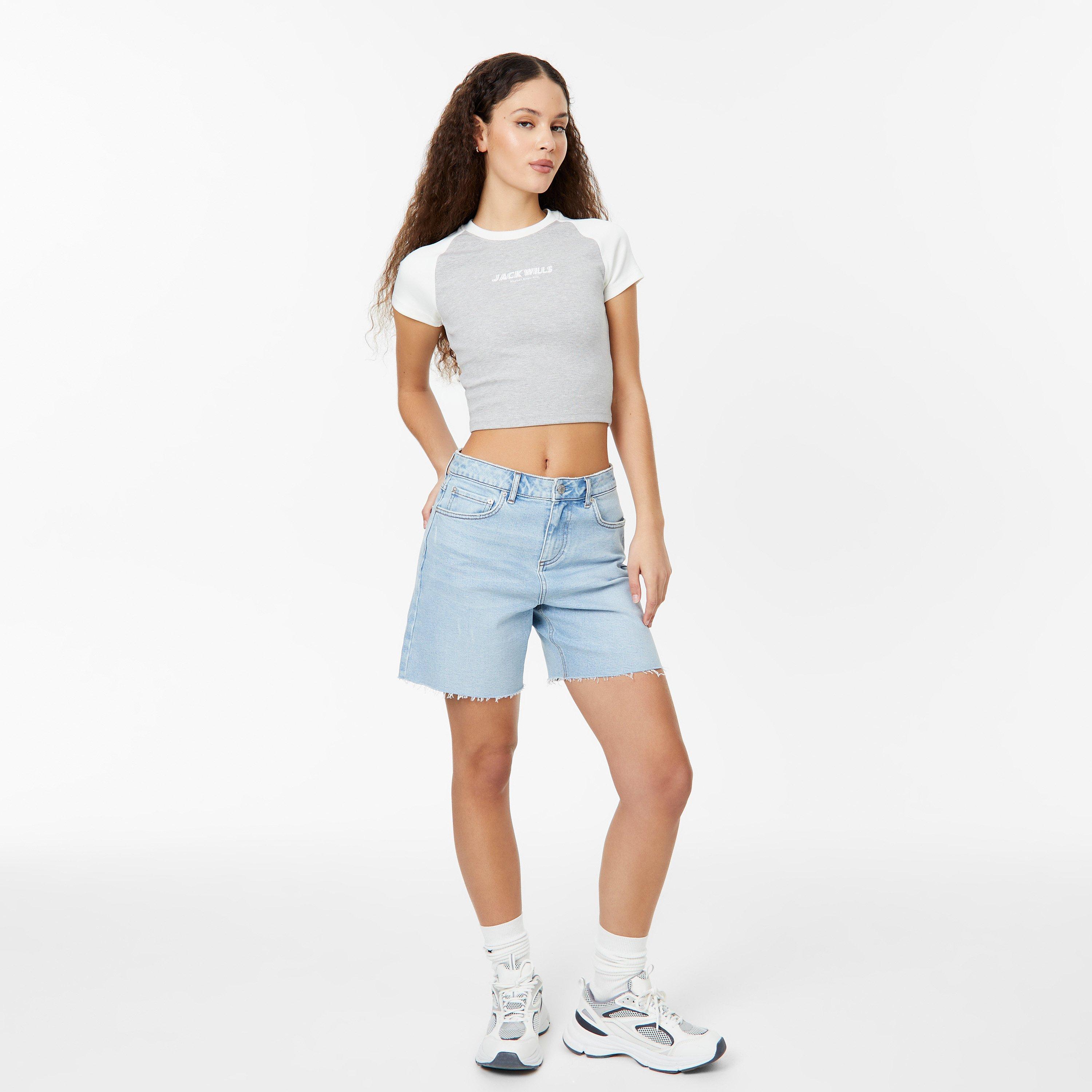 Hellblaue Wäsche - Jack Wills - Bermuda Denim Shorts - 4