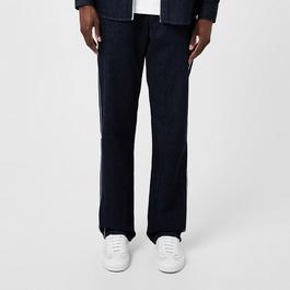 Dolce and Gabbana Straight Leg Raw Jeans