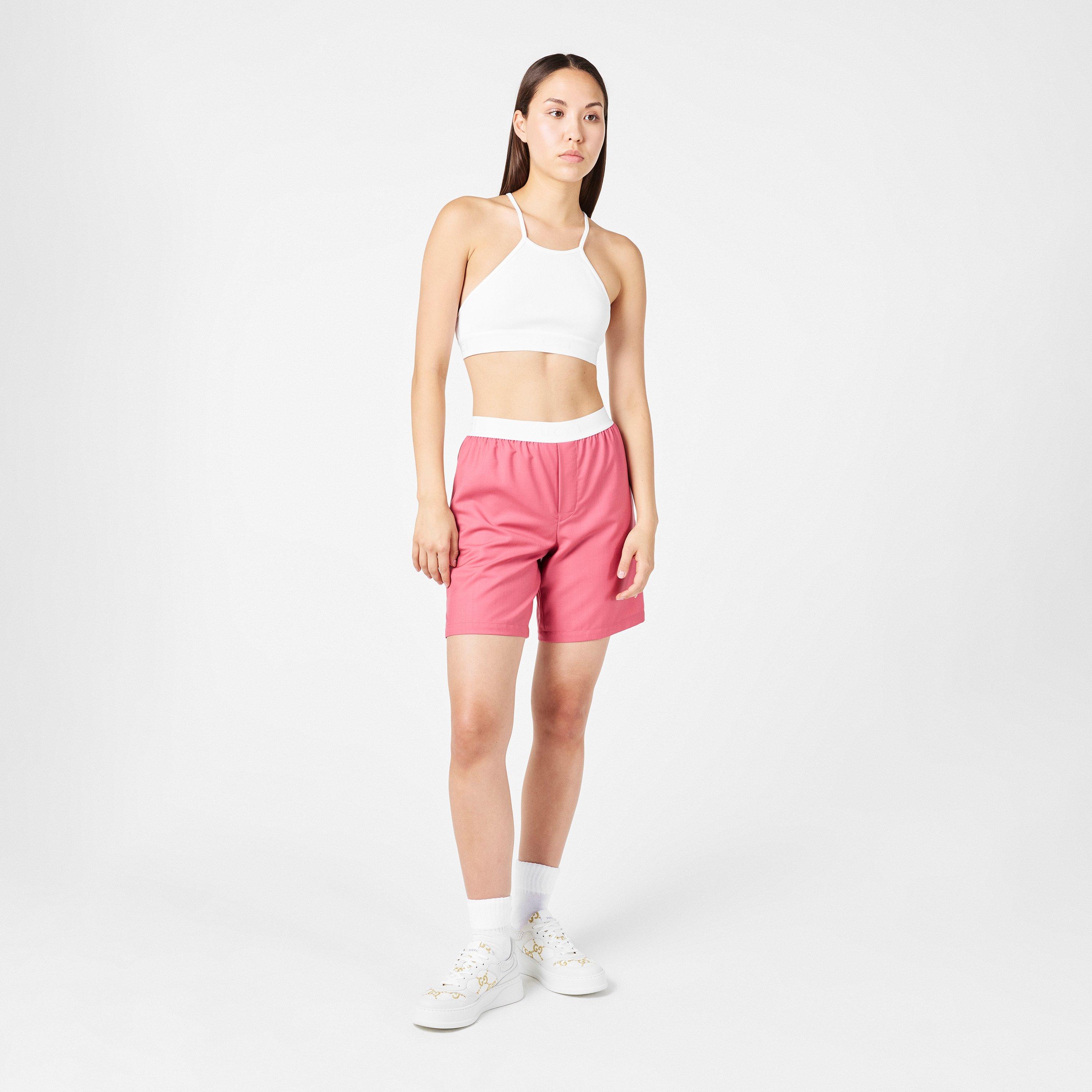  White Magno - Gucci - Nylon Ribbed Tank Top - 6