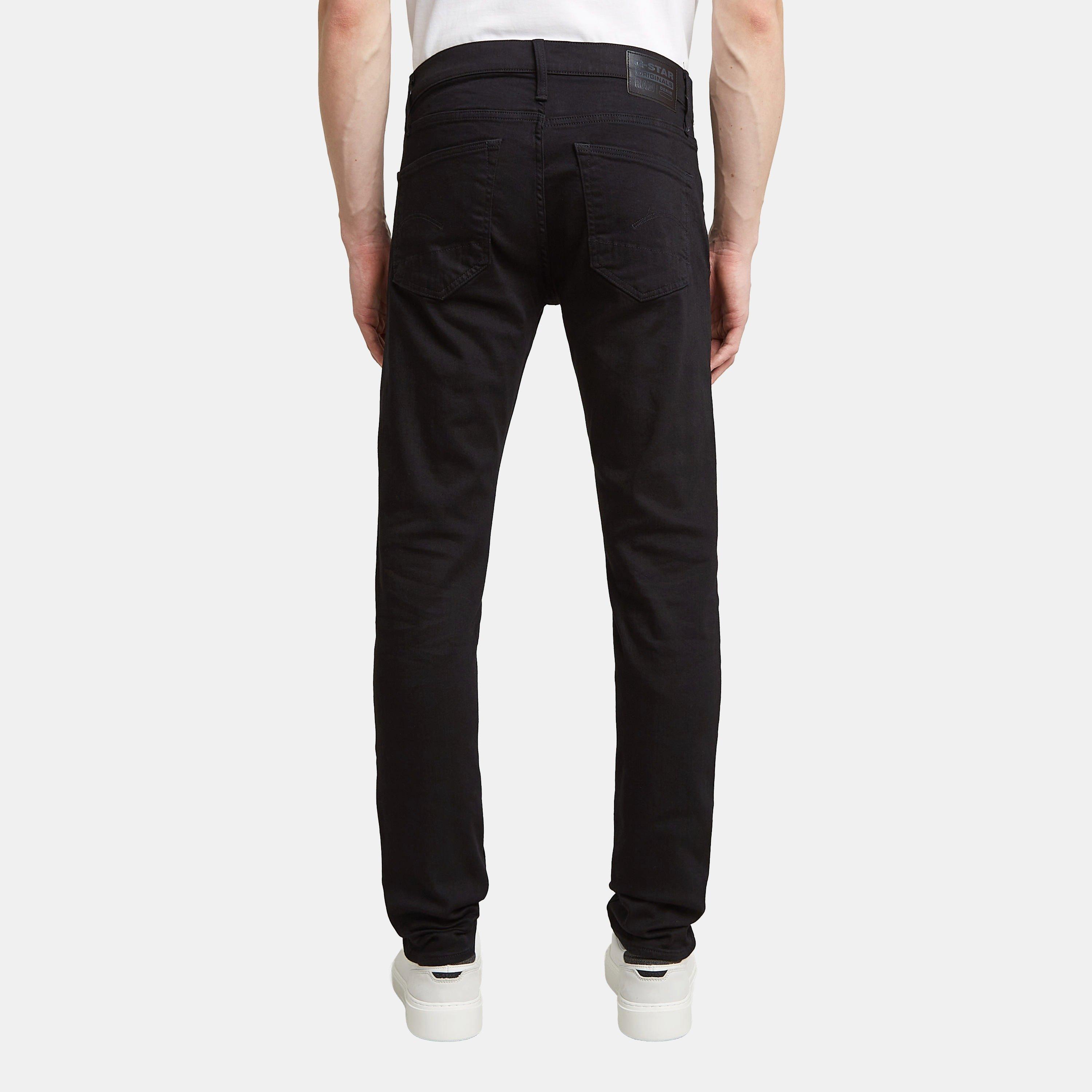 PITCH BLACK - G Star - Extra Slim Fit Jeans in Blue-Black Stretch Denim - 2