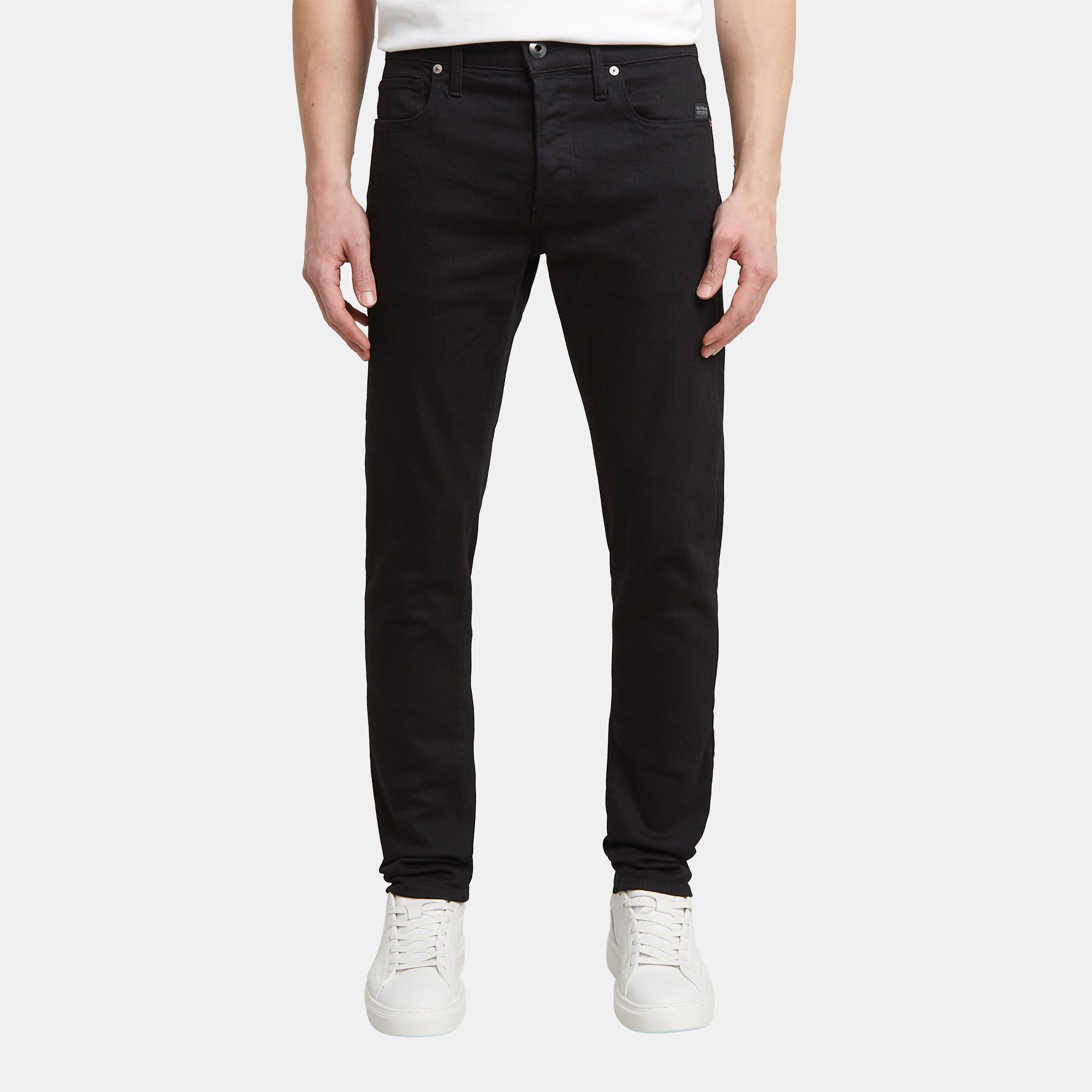 PITCH BLACK - G Star - Extra Slim Fit Jeans in Blue-Black Stretch Denim - 3