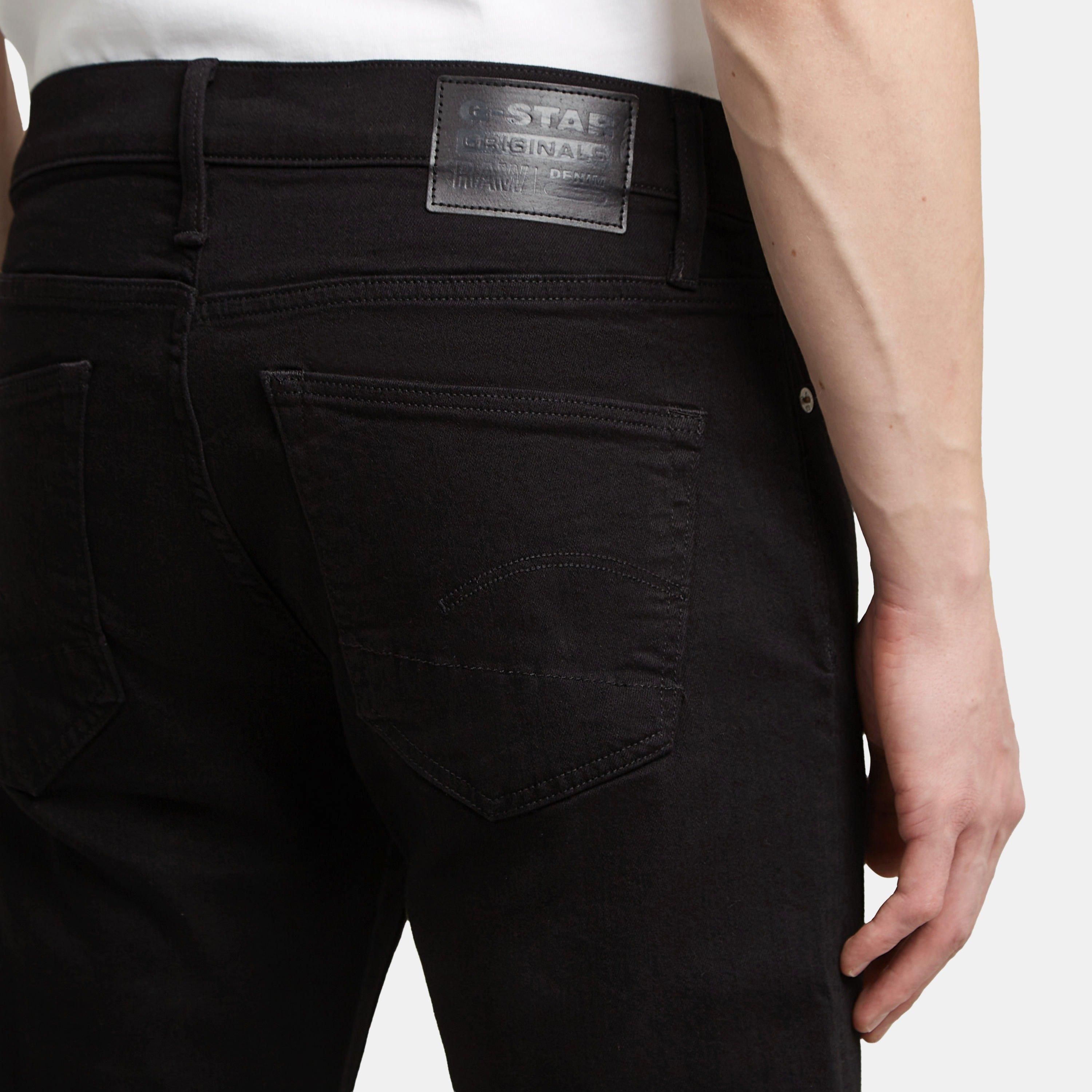PITCH BLACK - G Star - Extra Slim Fit Jeans in Blue-Black Stretch Denim - 5