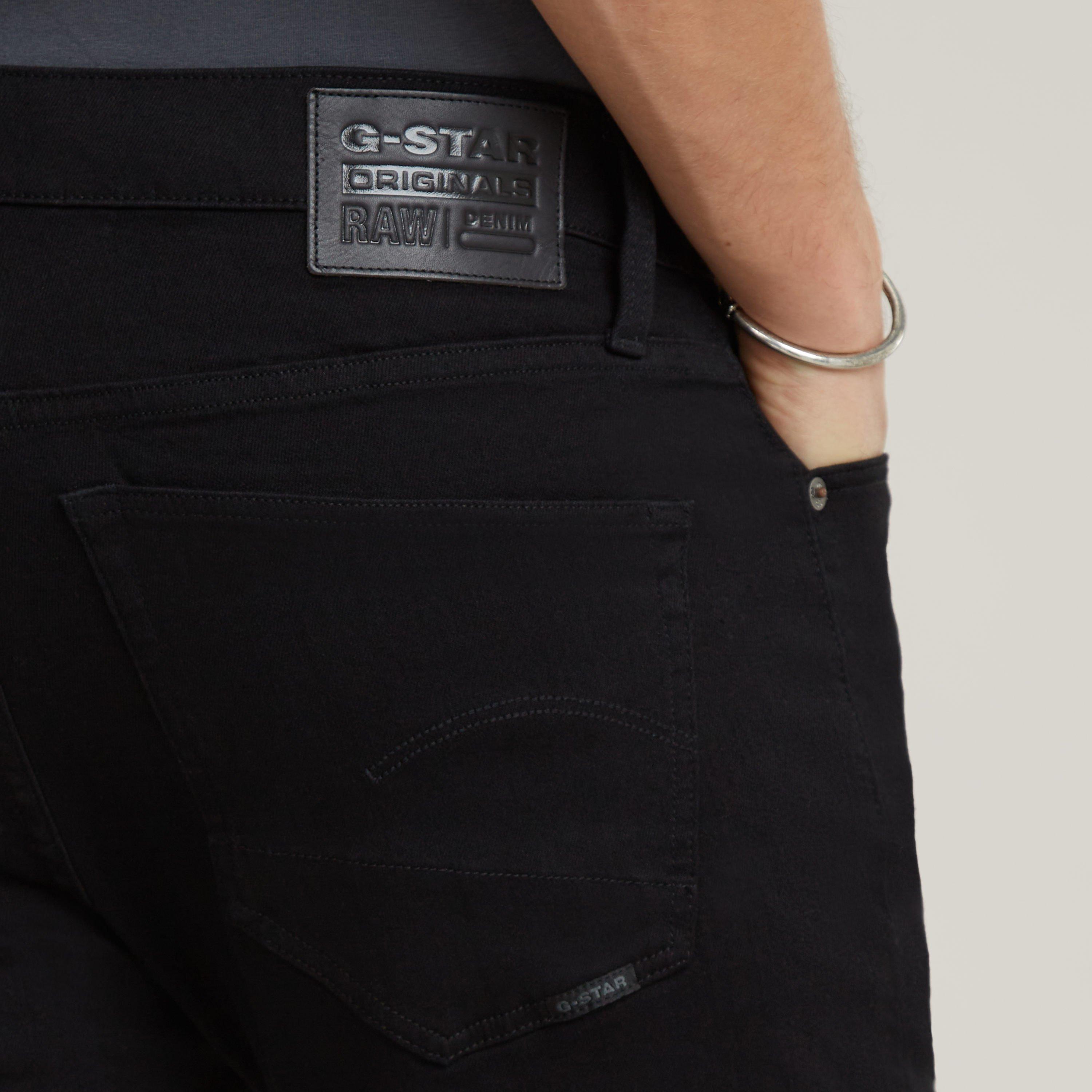 PITCH BLACK - G Star - Extra Slim Fit Jeans in Blue-Black Stretch Denim - 6