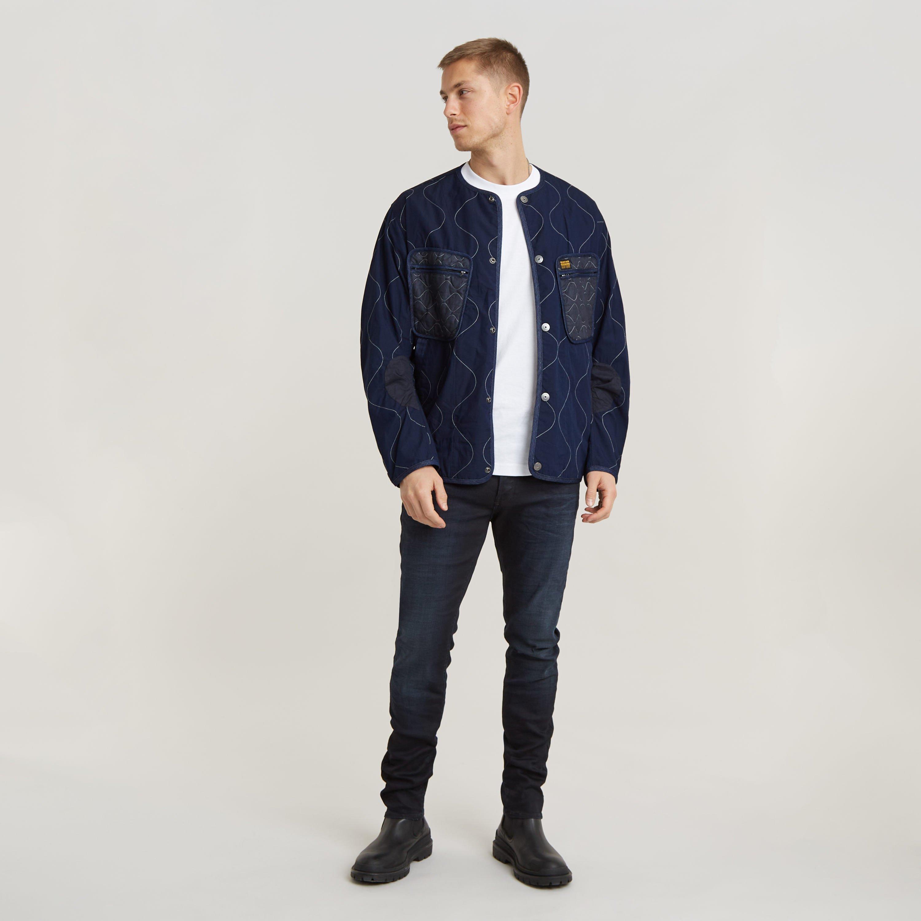 DK AGED - G Star - Extra Slim Fit Jeans in Blue-Black Stretch Denim - 3