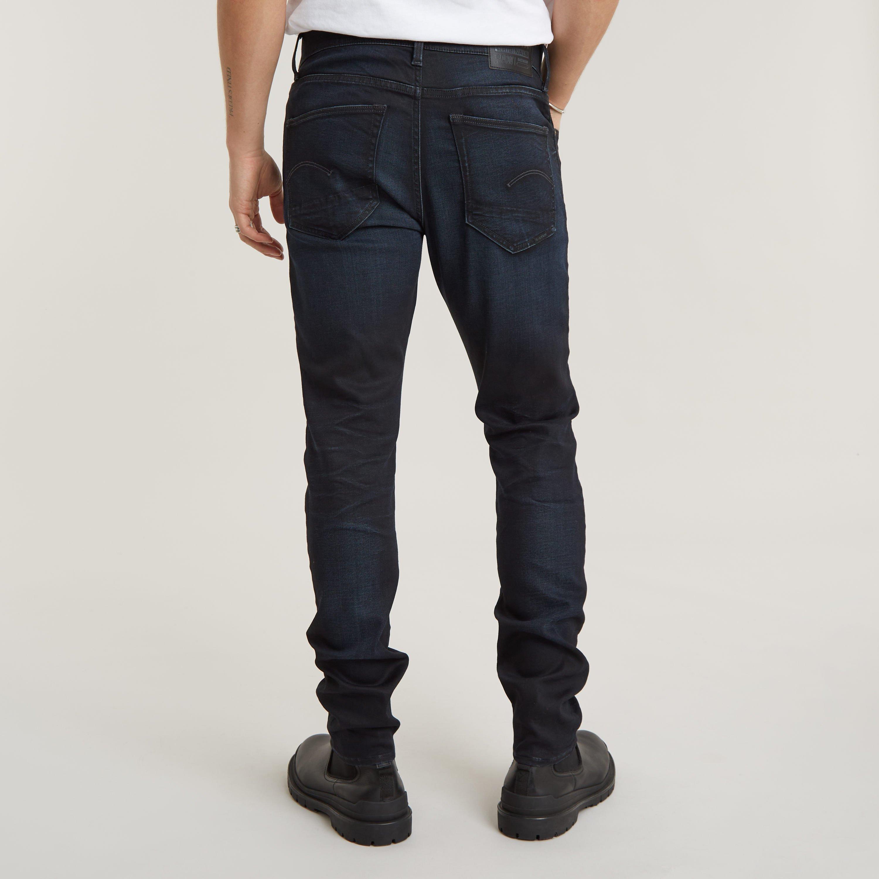 DK AGED - G Star - Extra Slim Fit Jeans in Blue-Black Stretch Denim - 4