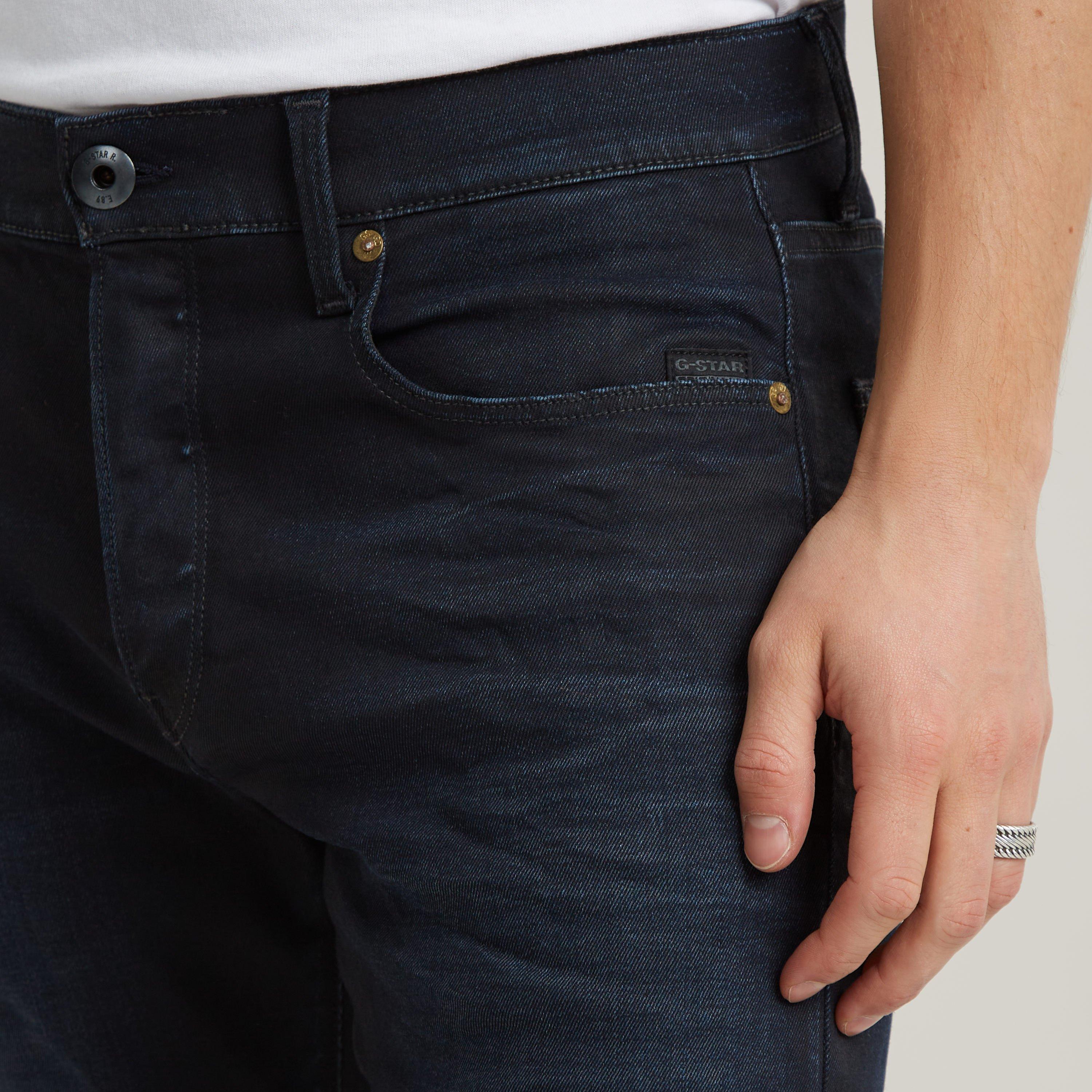 DK AGED - G Star - Extra Slim Fit Jeans in Blue-Black Stretch Denim - 5