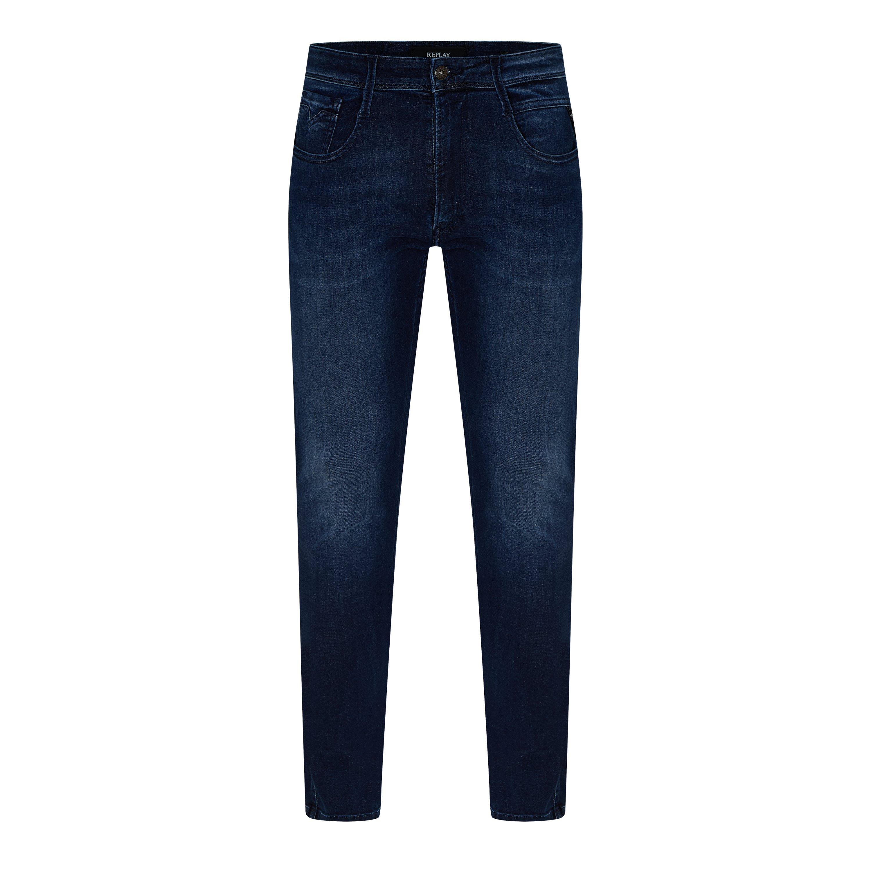 Replay PowerStretch Anbass Slim Fit Jean - Dark Blue 007 - Size 36W S