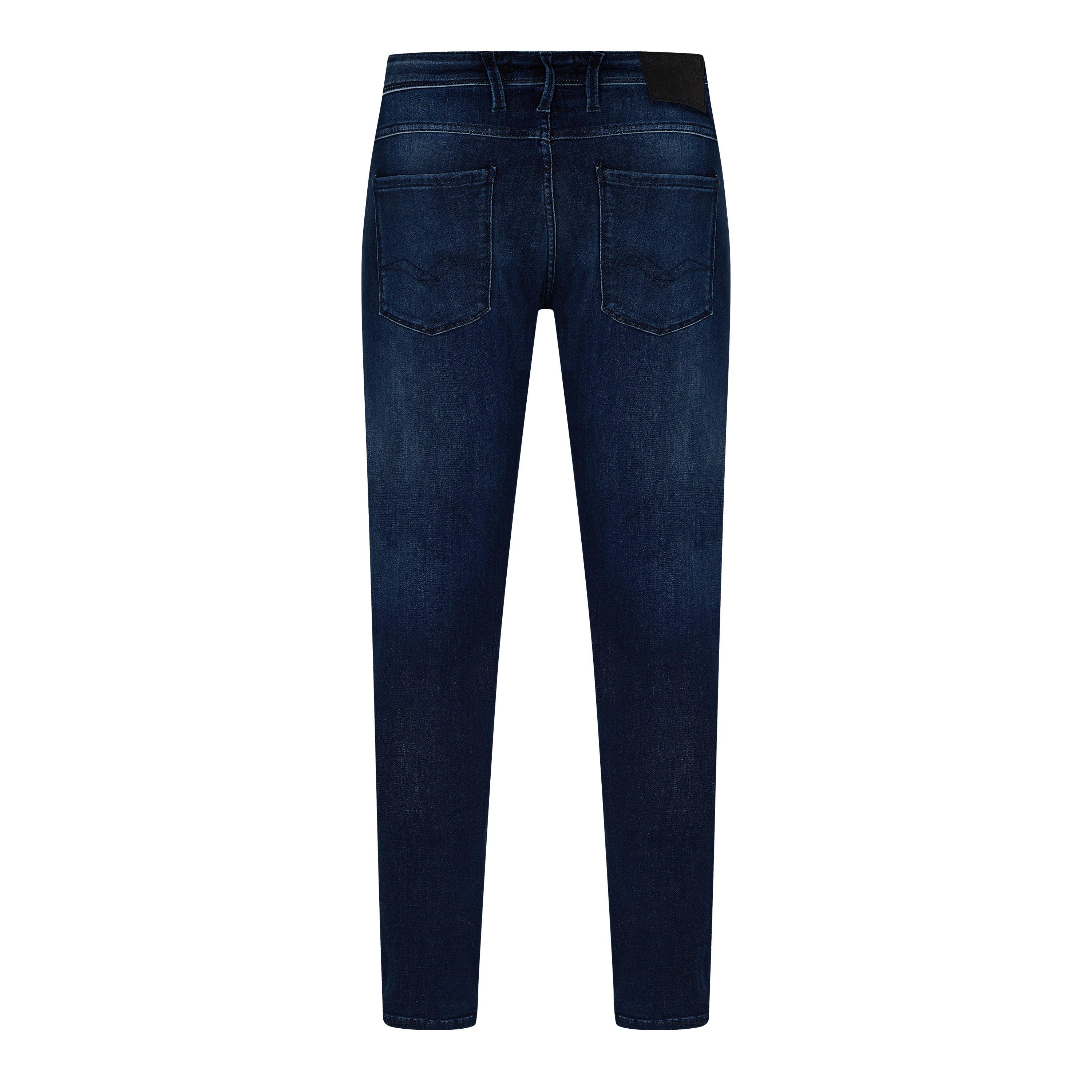 Dark Blue 007 - Replay - PowerStretch Anbass Slim Fit Jean - 5