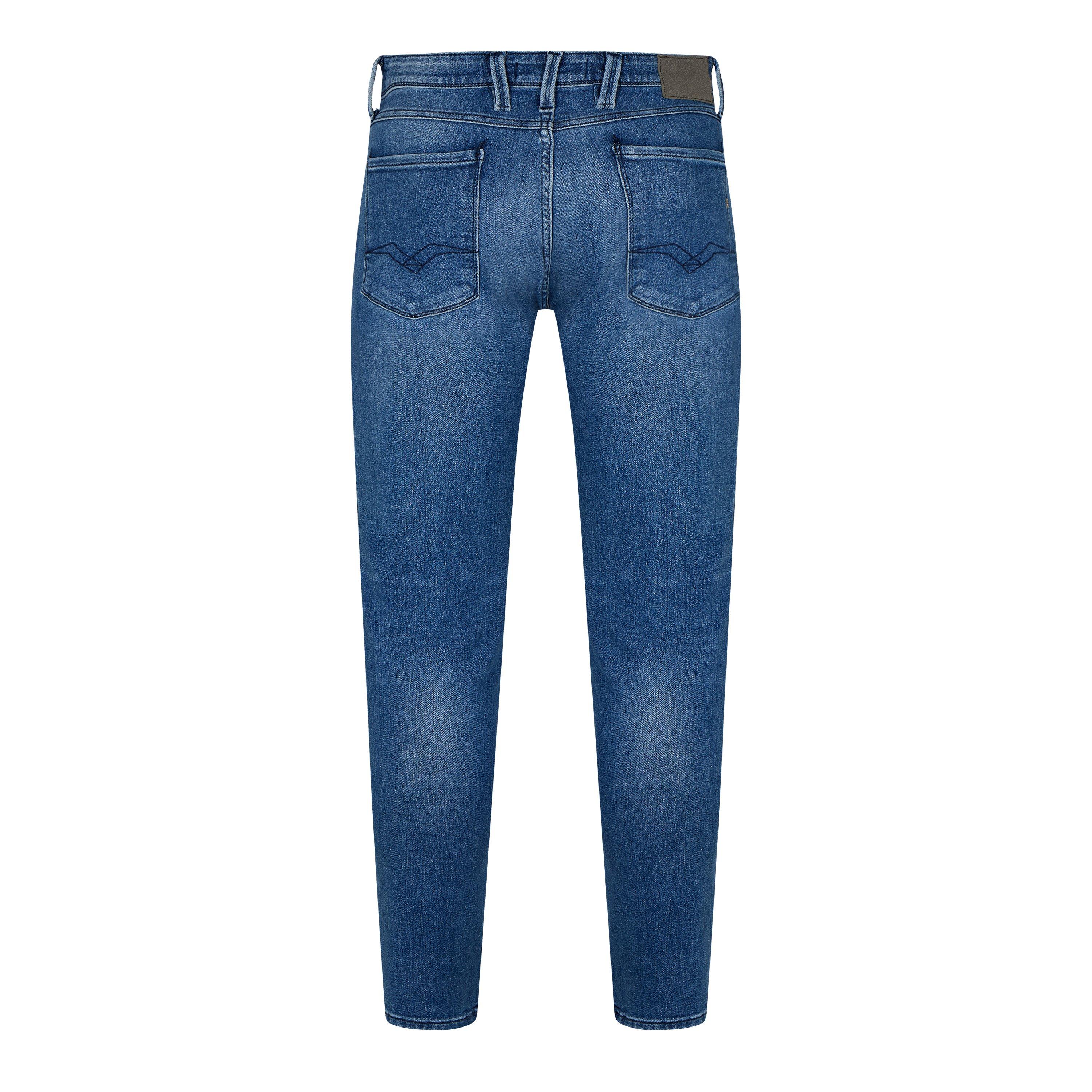 Medium Blue 009 - Replay - PowerStretch Anbass Slim Fit Jean - 5