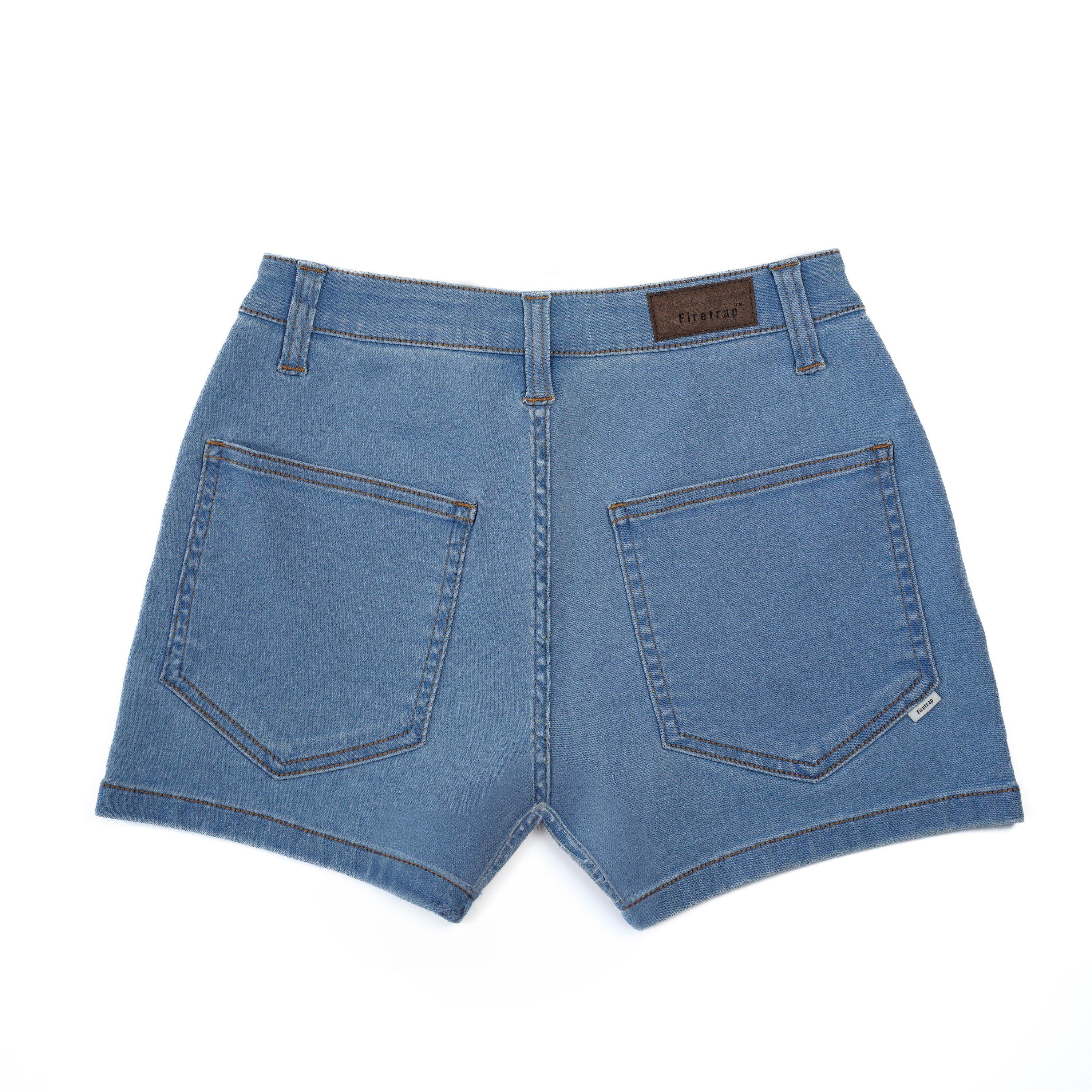 Light Blue - Firetrap - Shorty Denim Shorts - 2