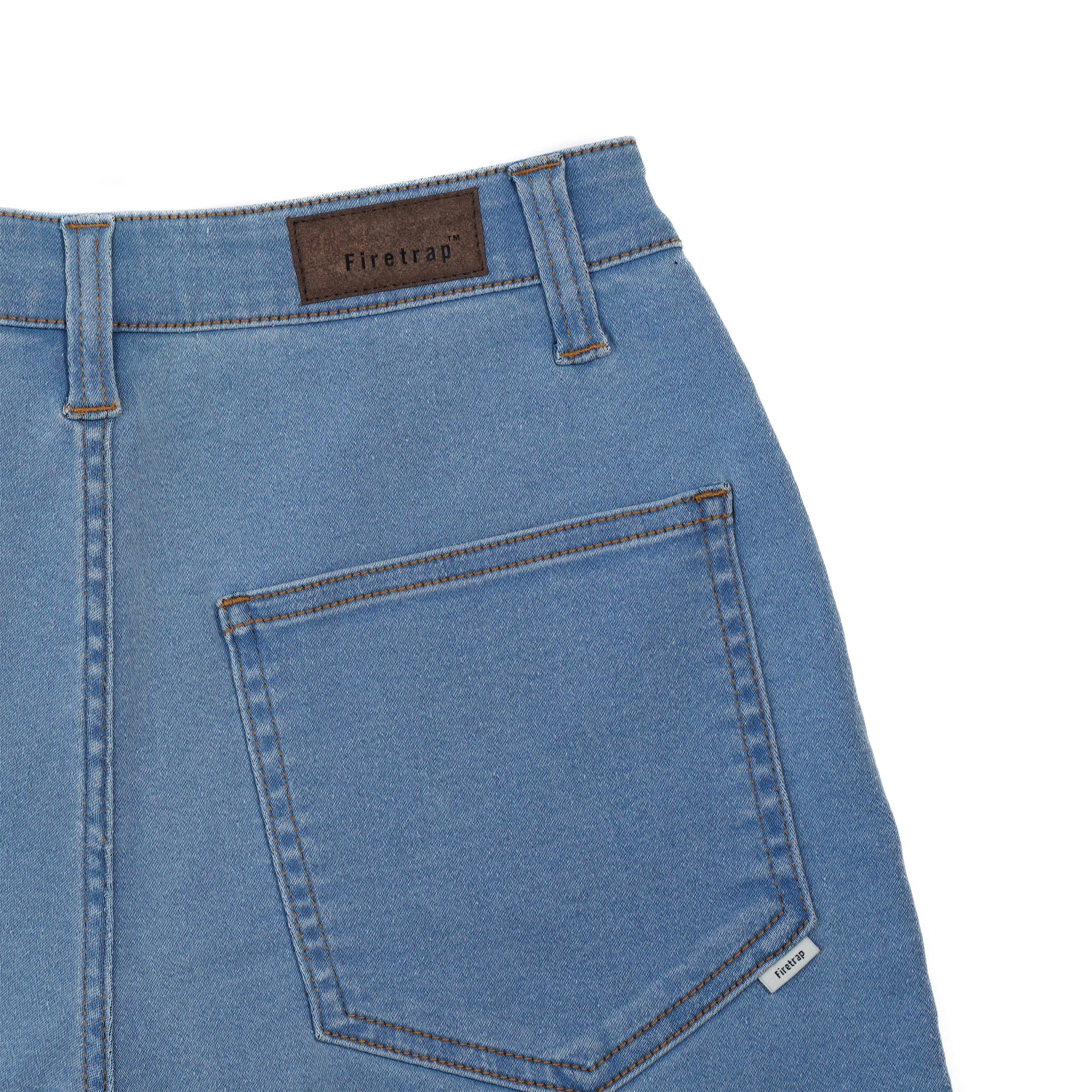 Light Blue - Firetrap - Shorty Denim Shorts - 3
