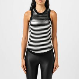 Saint Laurent Cassandre Striped Tank Top