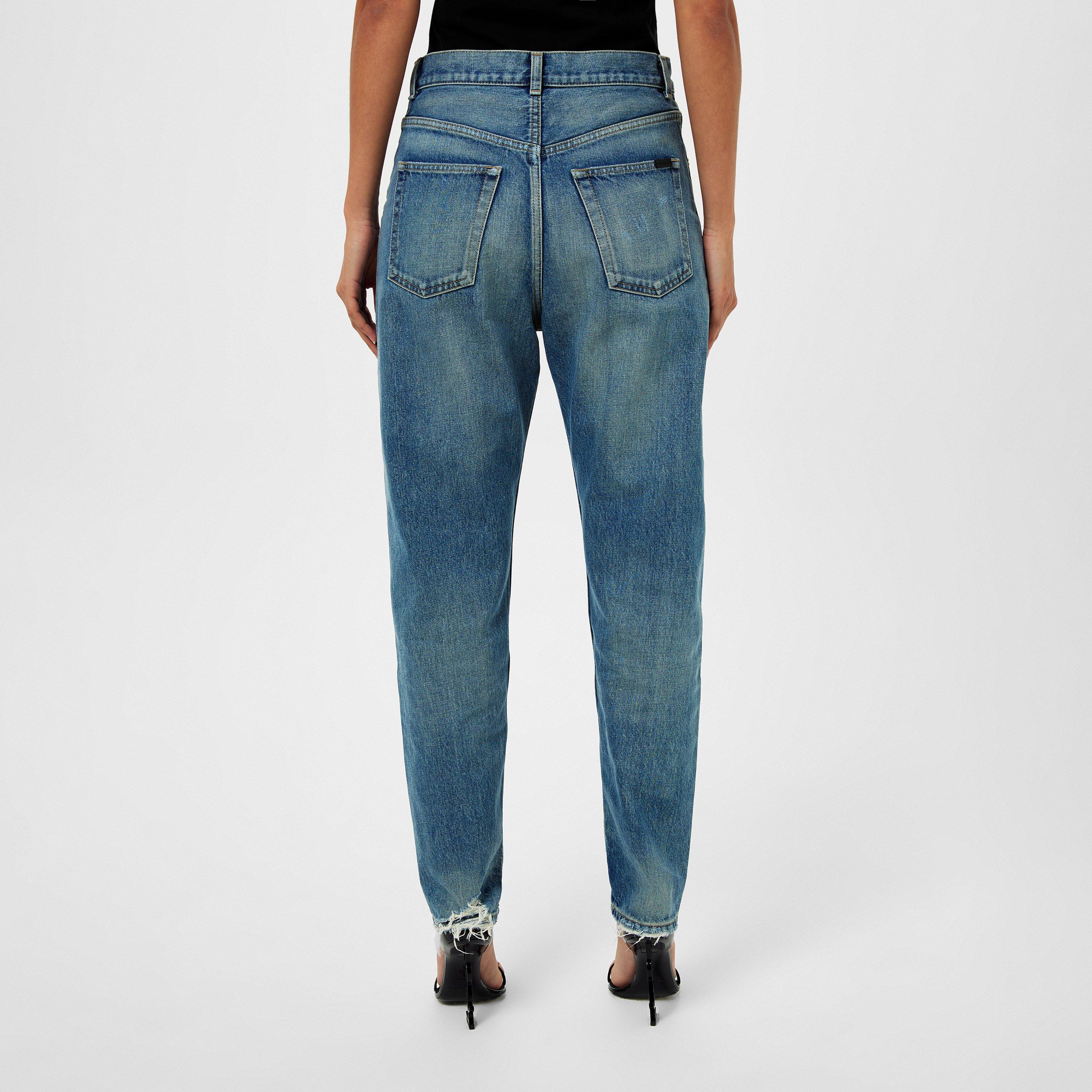 Charlott - Saint Laurent - Faded Wide Leg Jeans - 3
