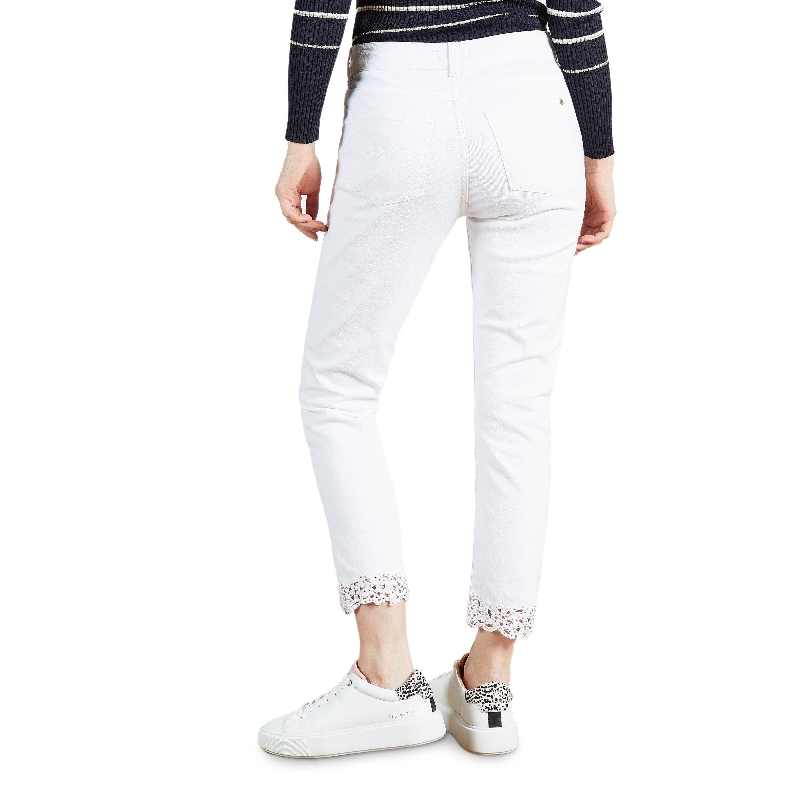 Wit - Ted Baker - Women's Lillya Applique Hem Detail Skinny Jeans - 2