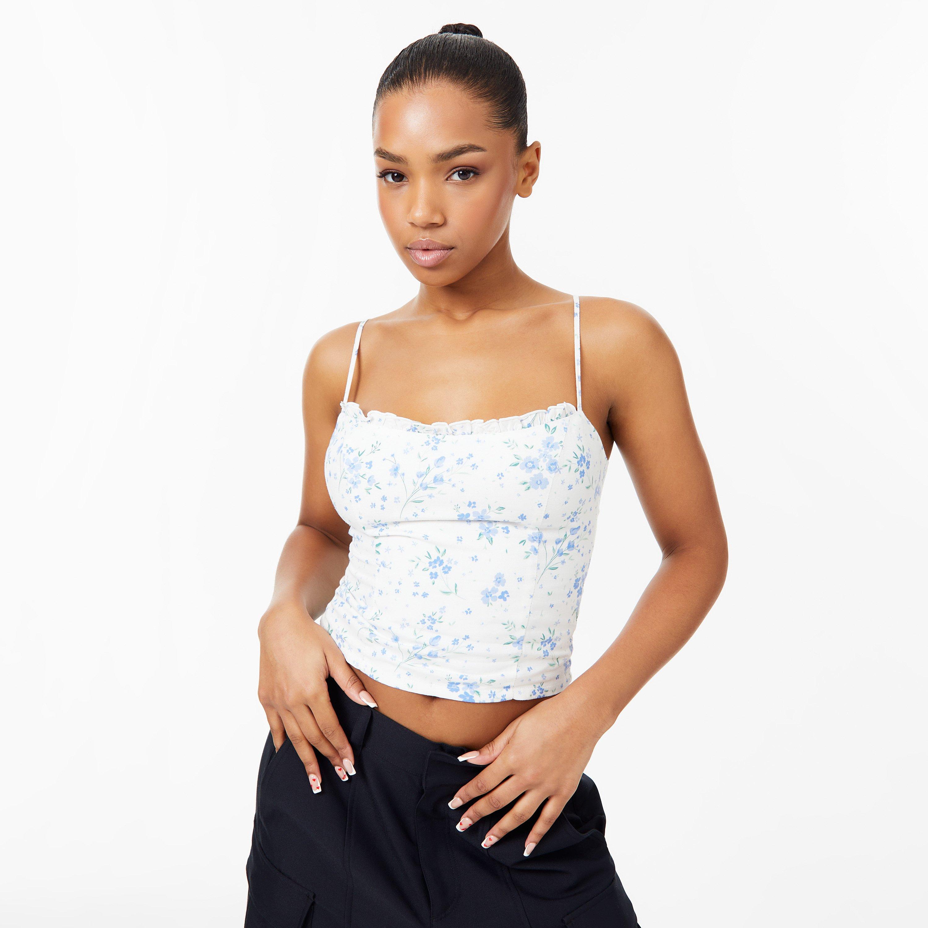 Weißer Druck - Jack Wills - Frill Cami Top - 1
