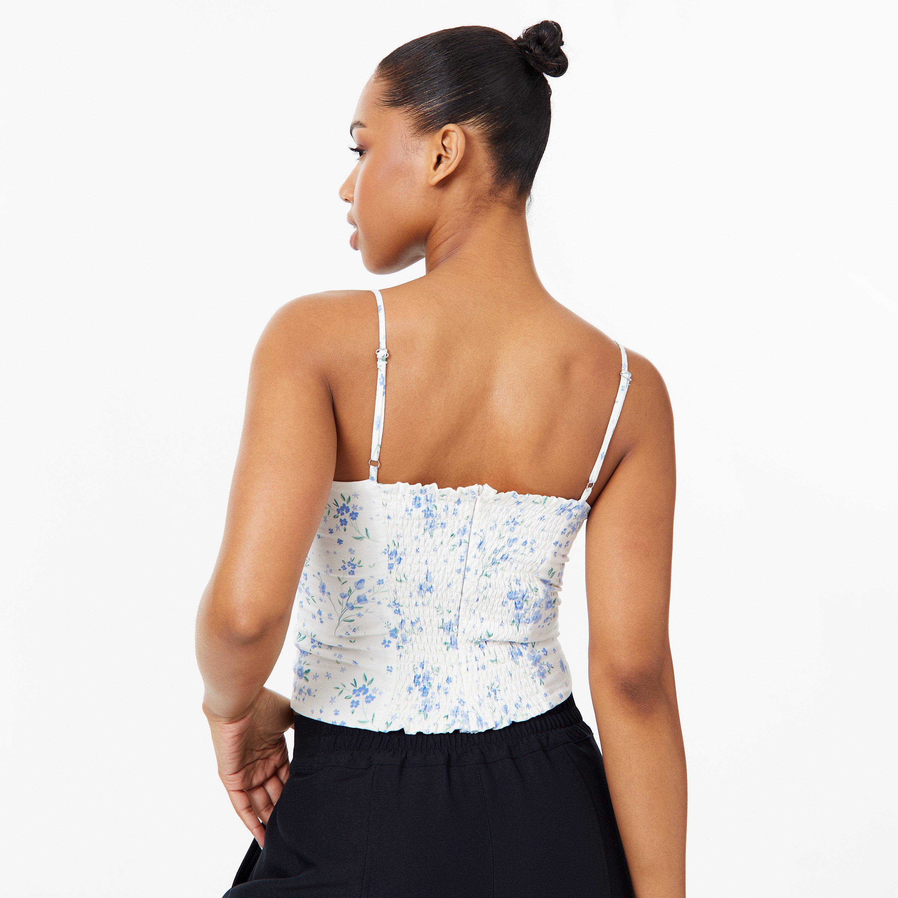 Weißer Druck - Jack Wills - Frill Cami Top - 2