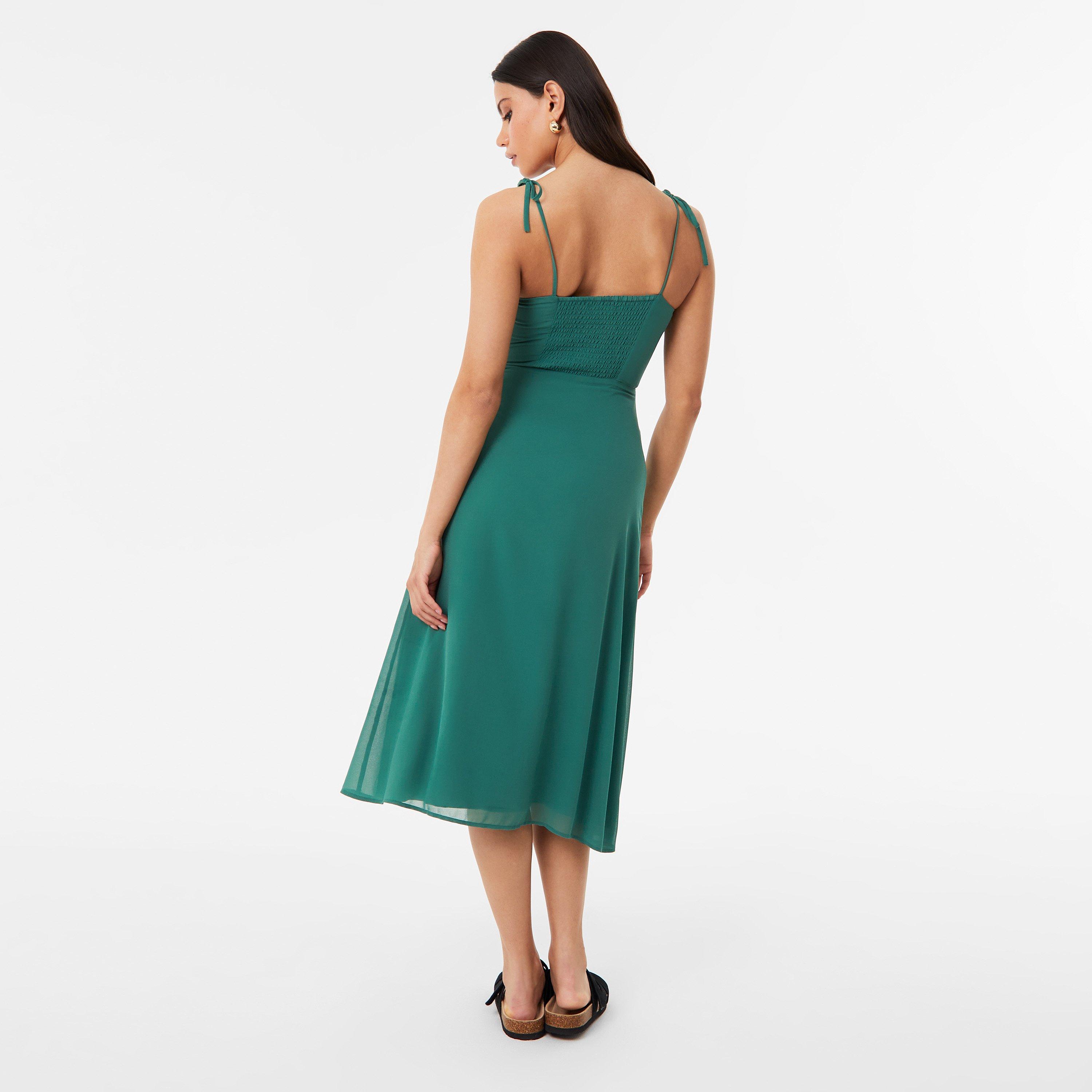 Green - Jack Wills - Spaghetti Strap Midi Dress - 2