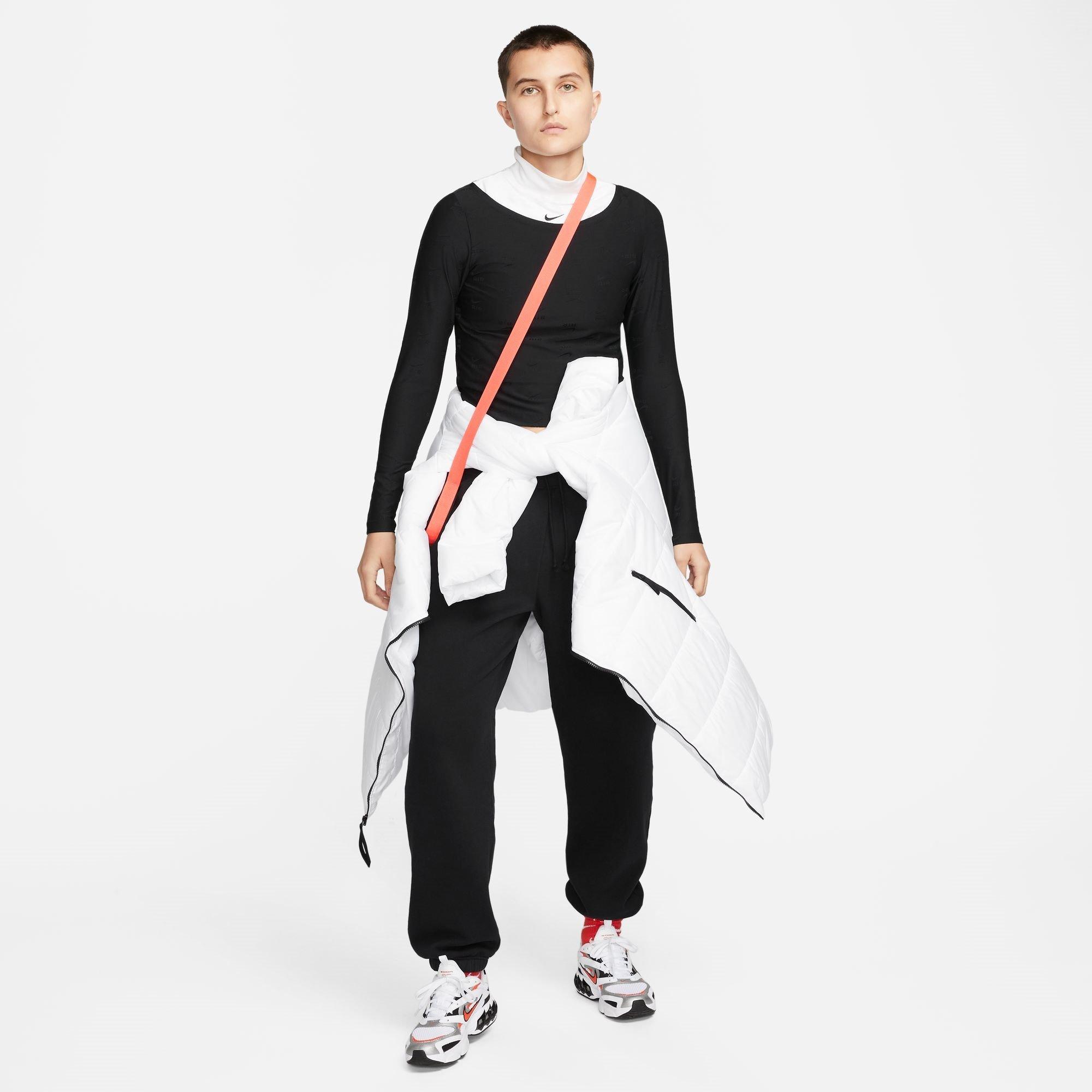 Nero/Bianco - Nike - Air Women's Printed Long-Sleeve Top - 6