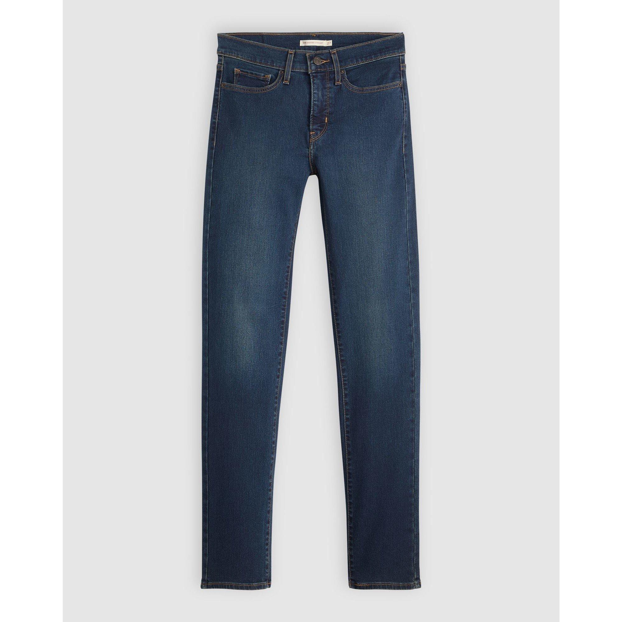 Levis Women's 314 Shaping Straight Jeans - Eternal Dark - 30 L30