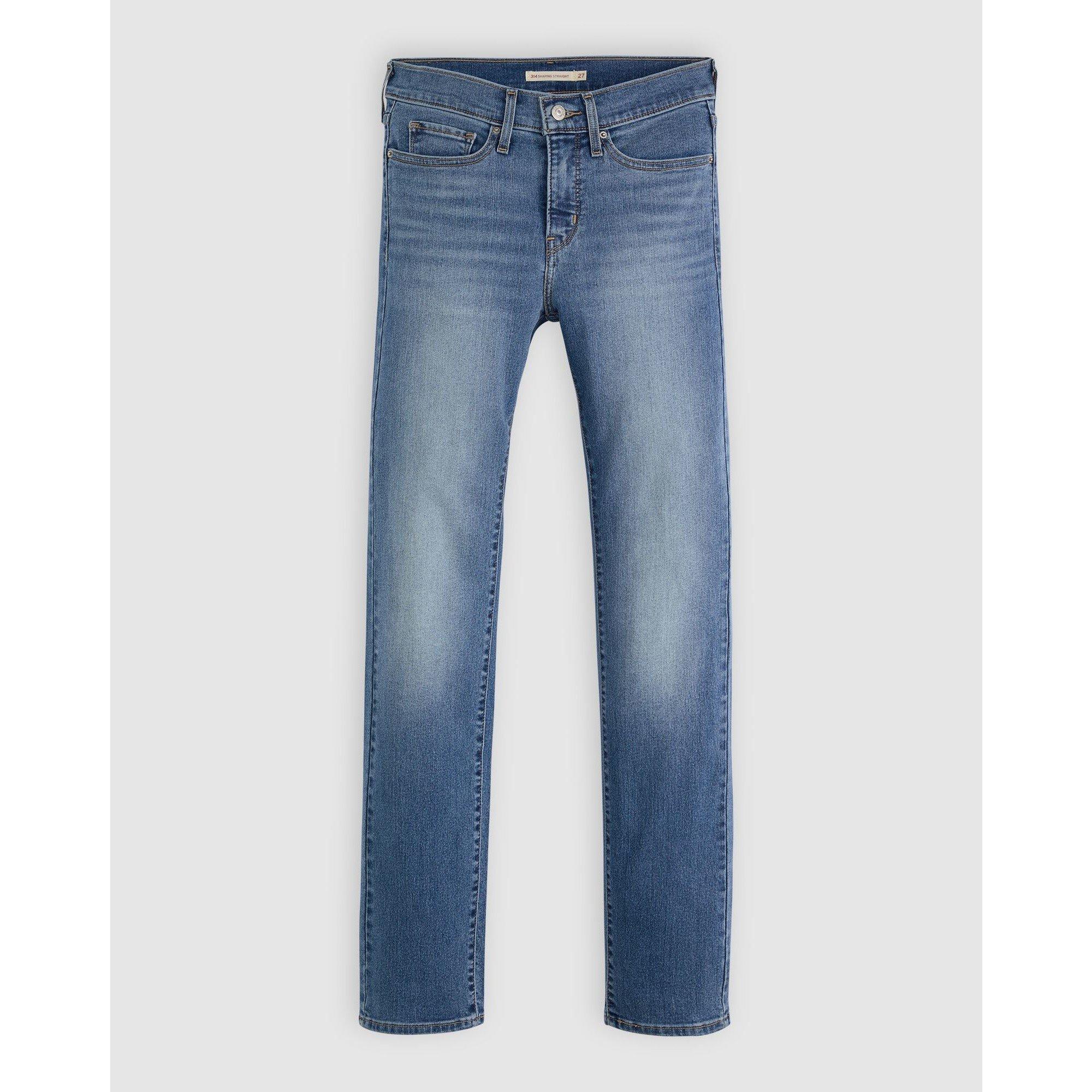 Levis Women's 314 Shaping Straight Jeans - Eternal Mid - 28 L30