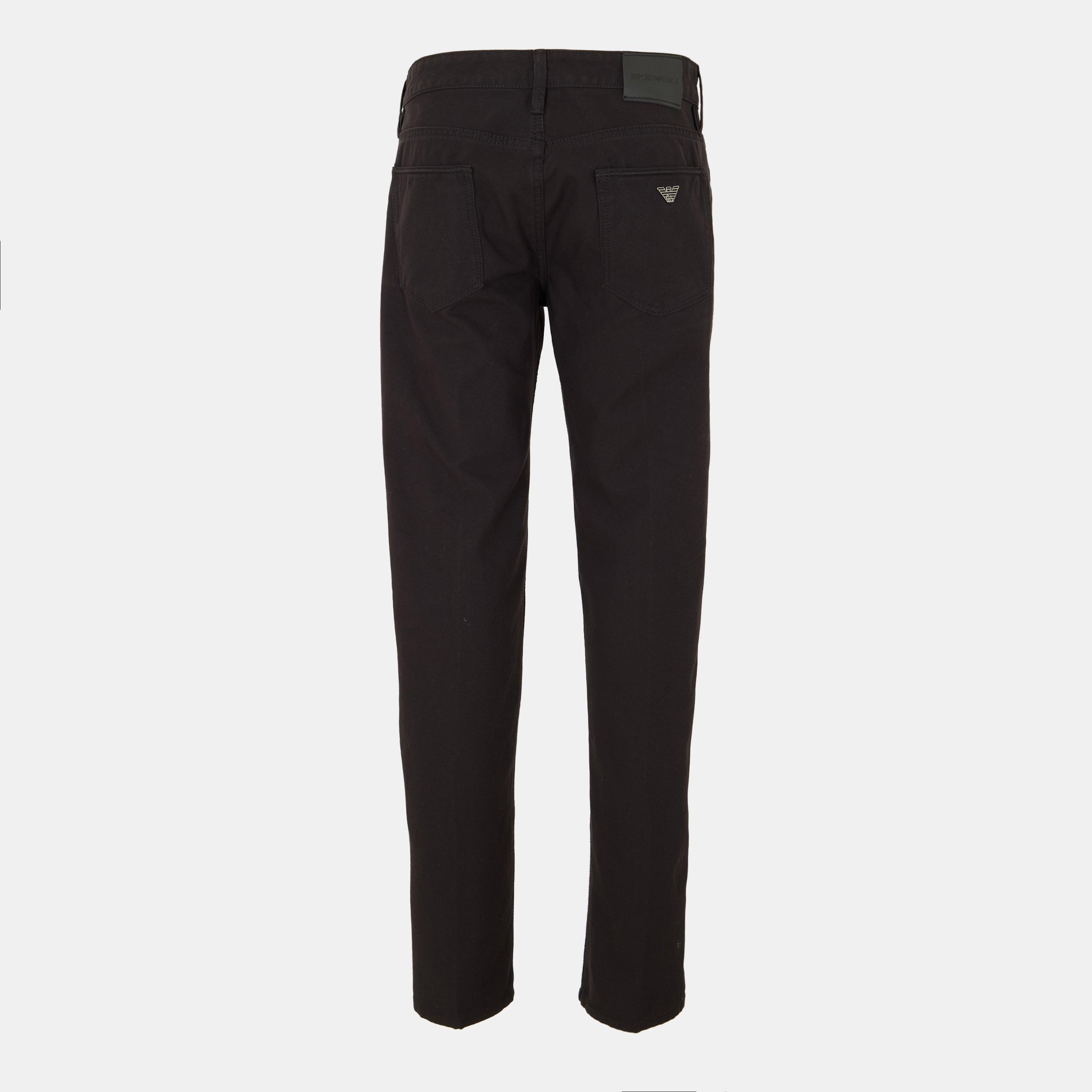 Black UC001 - Emporio Armani - Men's Slim Fit Jeans - 2