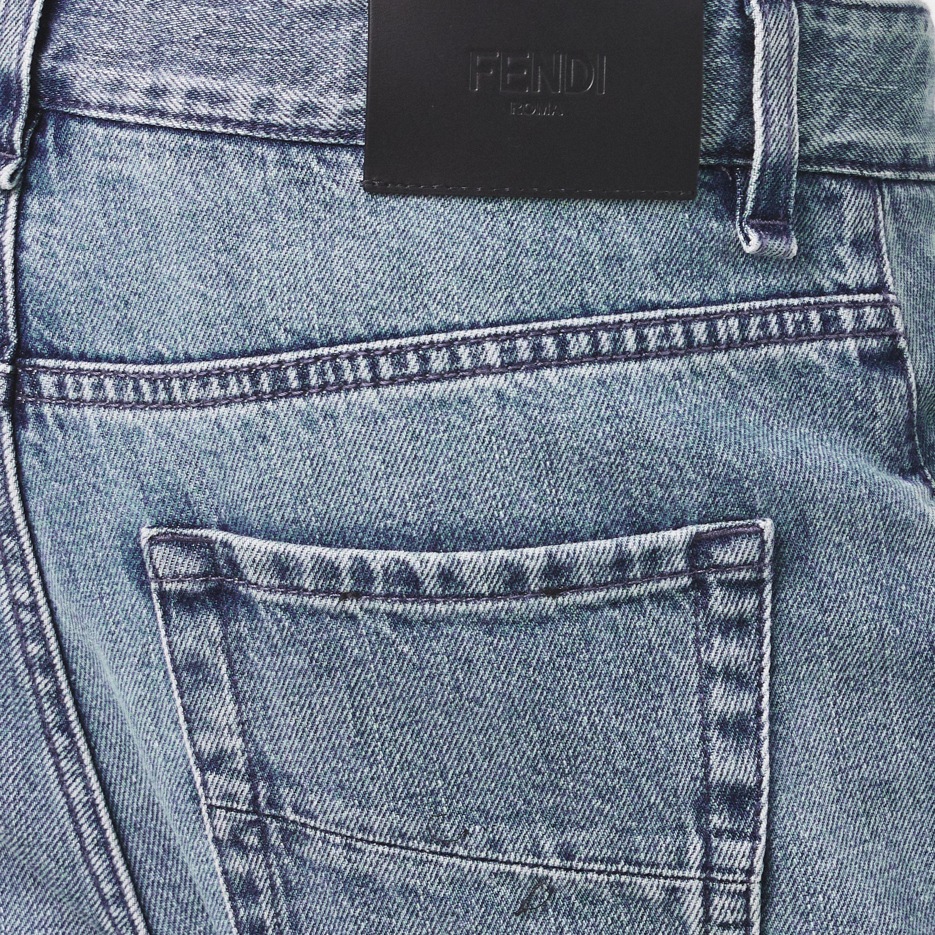 Blue - Fendi - Men's Straight Jeans - 5