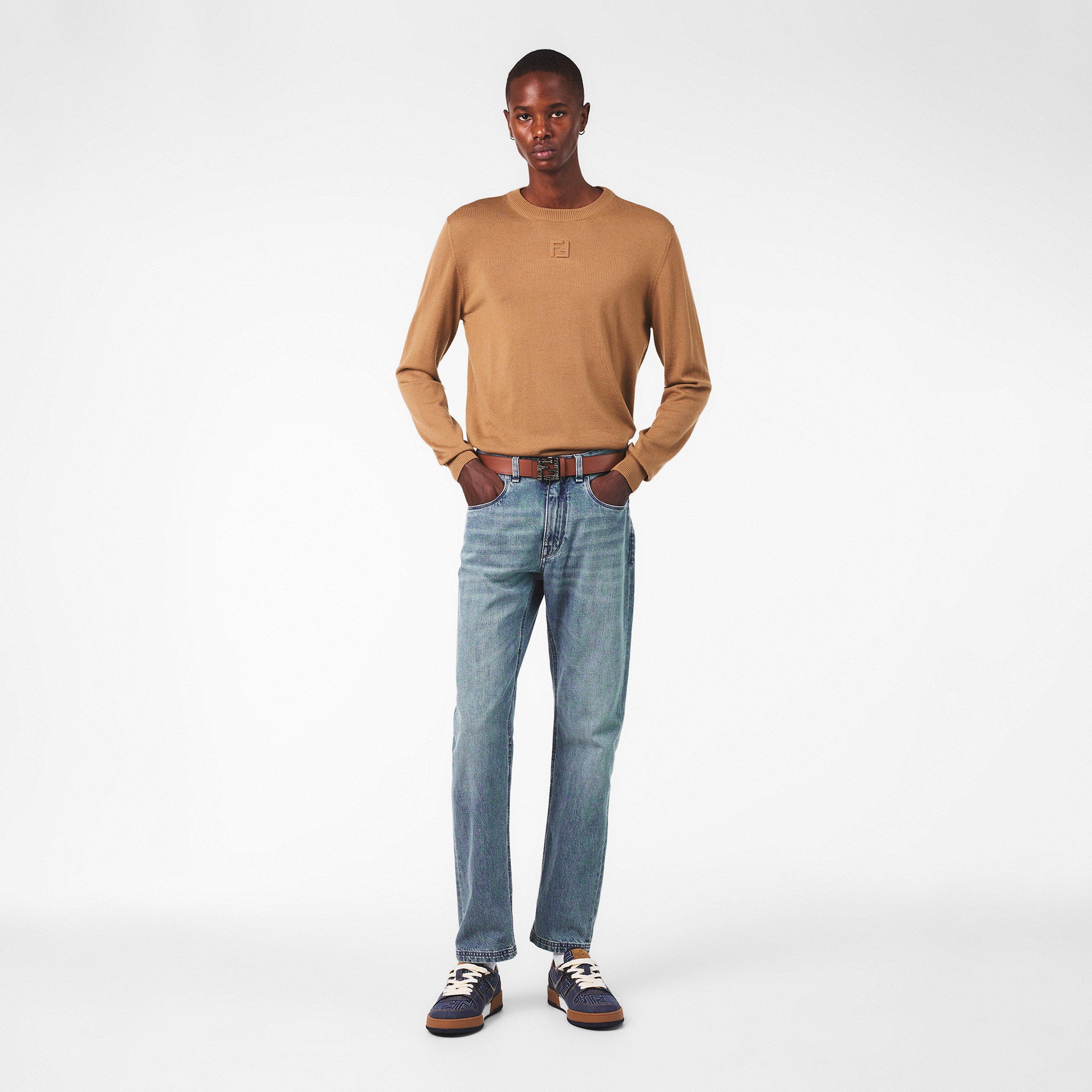 Blue - Fendi - Men's Straight Jeans - 6