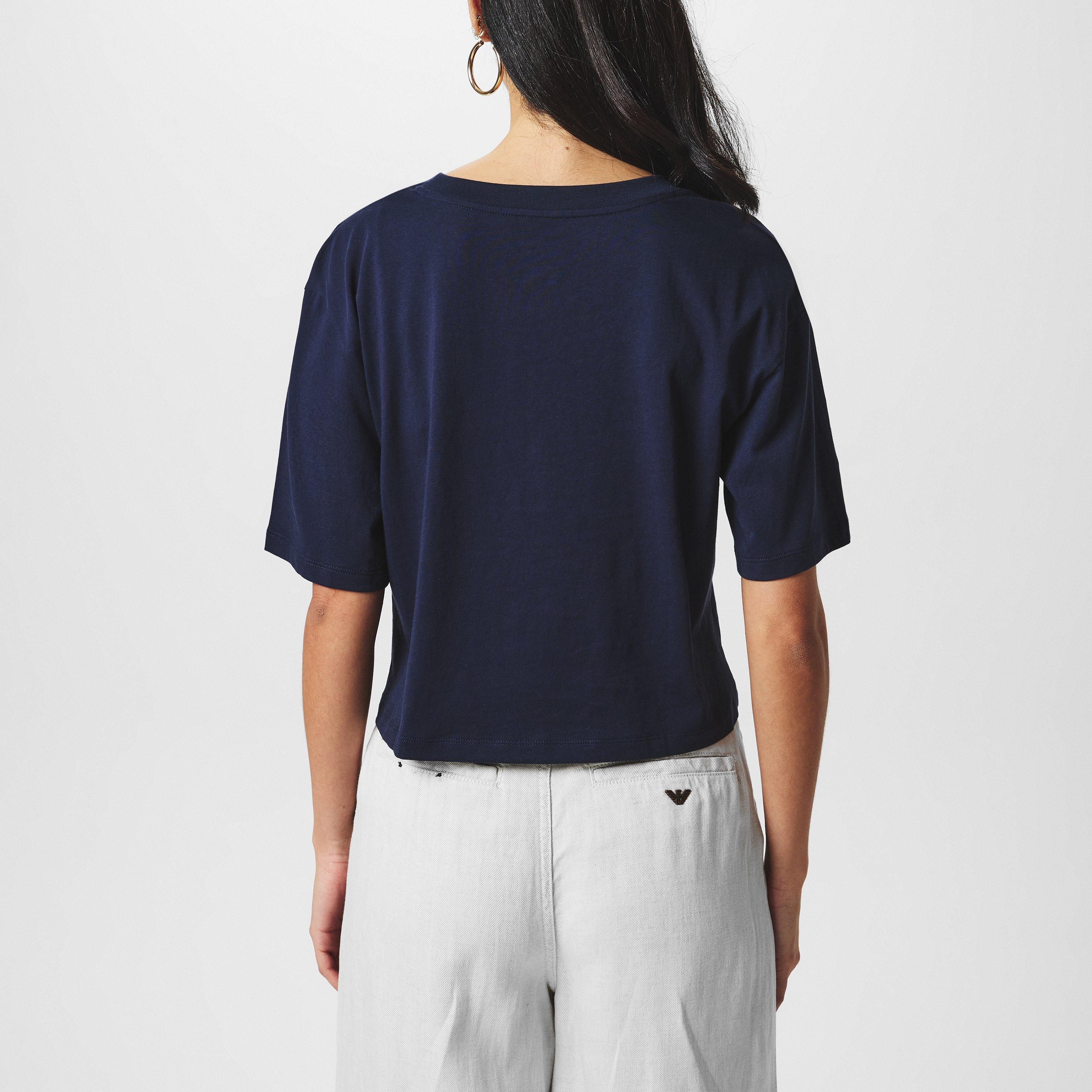 Navy - Armani Exchange - Women's Crop Tops - 3