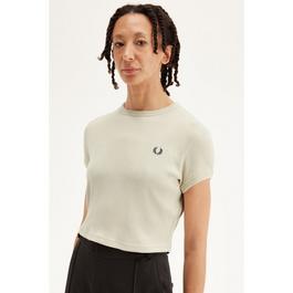 Fred Perry Cropped T Shirt Ld52