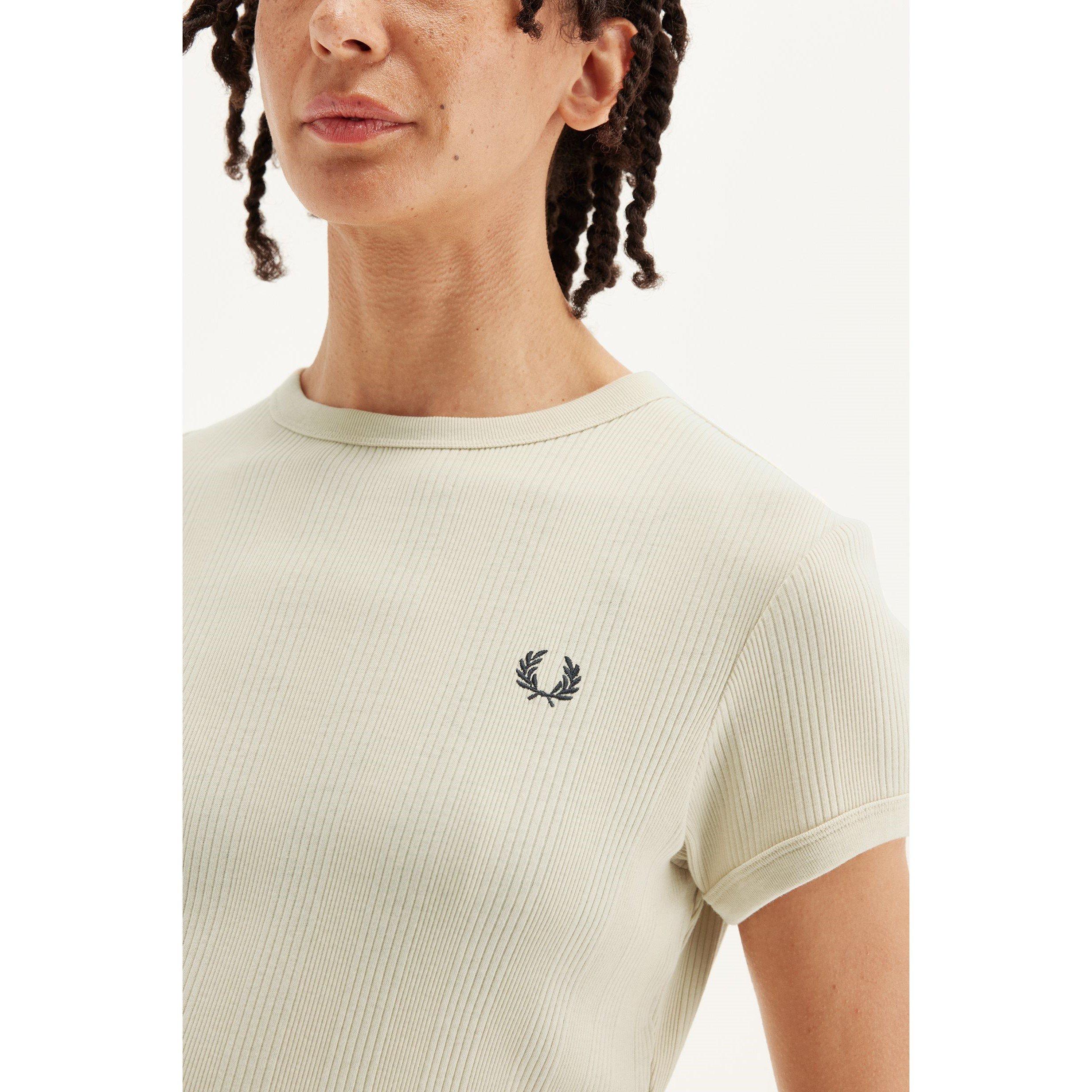 OATMEAL - Fred Perry - Cropped T-Shirt - 2