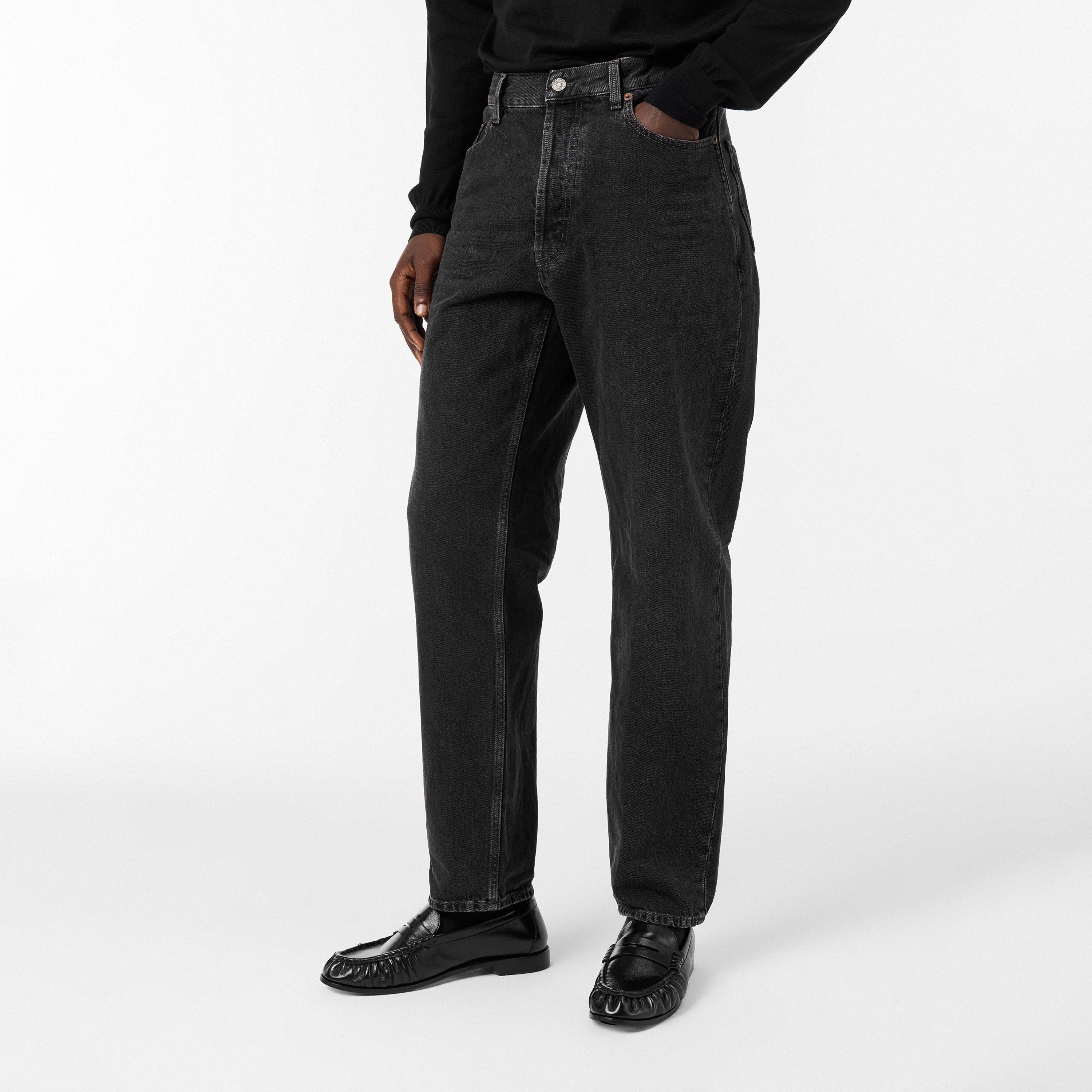 Black - Saint Laurent - Men's Straight Jeans - 3