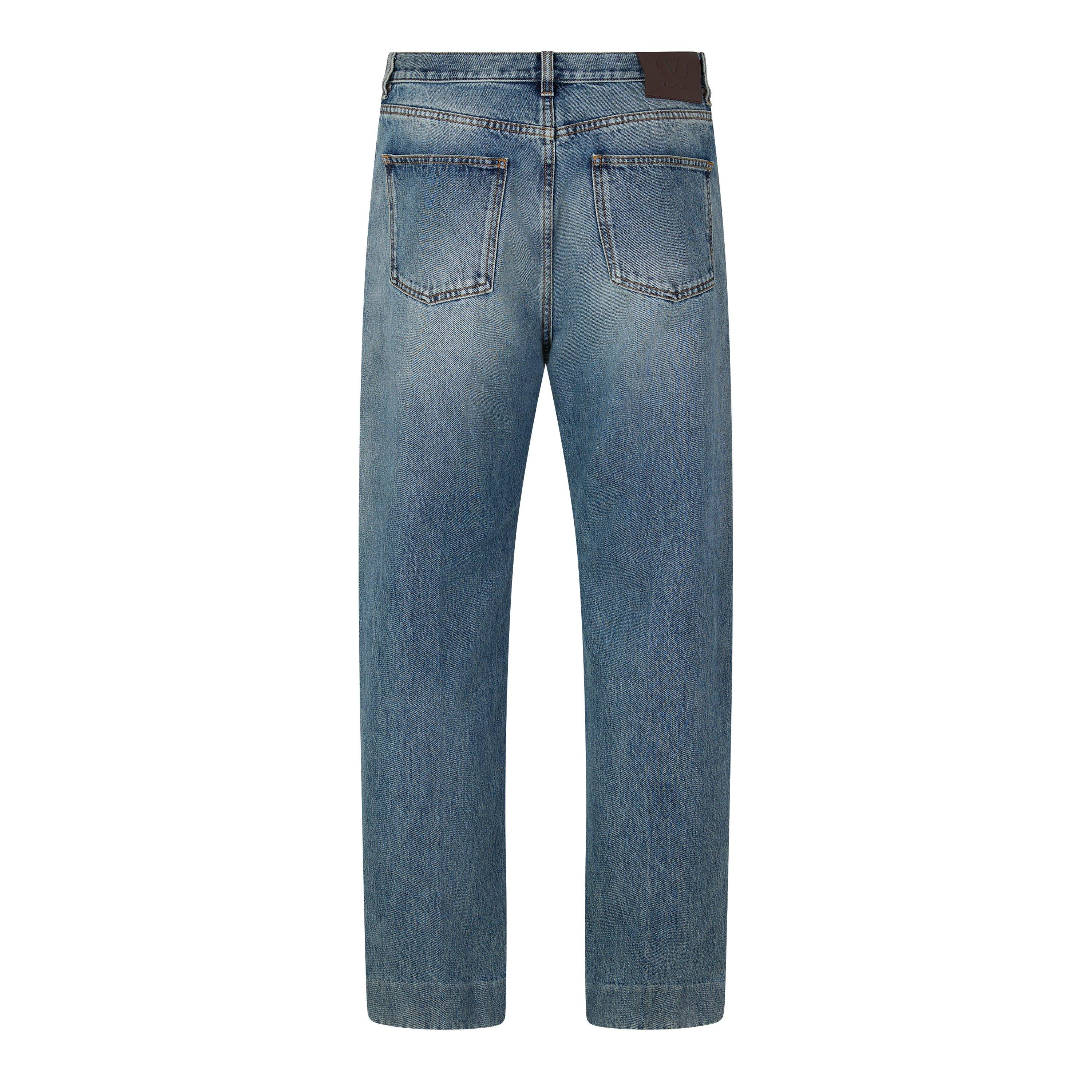Denim Blue - Valentino - Val Straight Jean Sn64 - 2