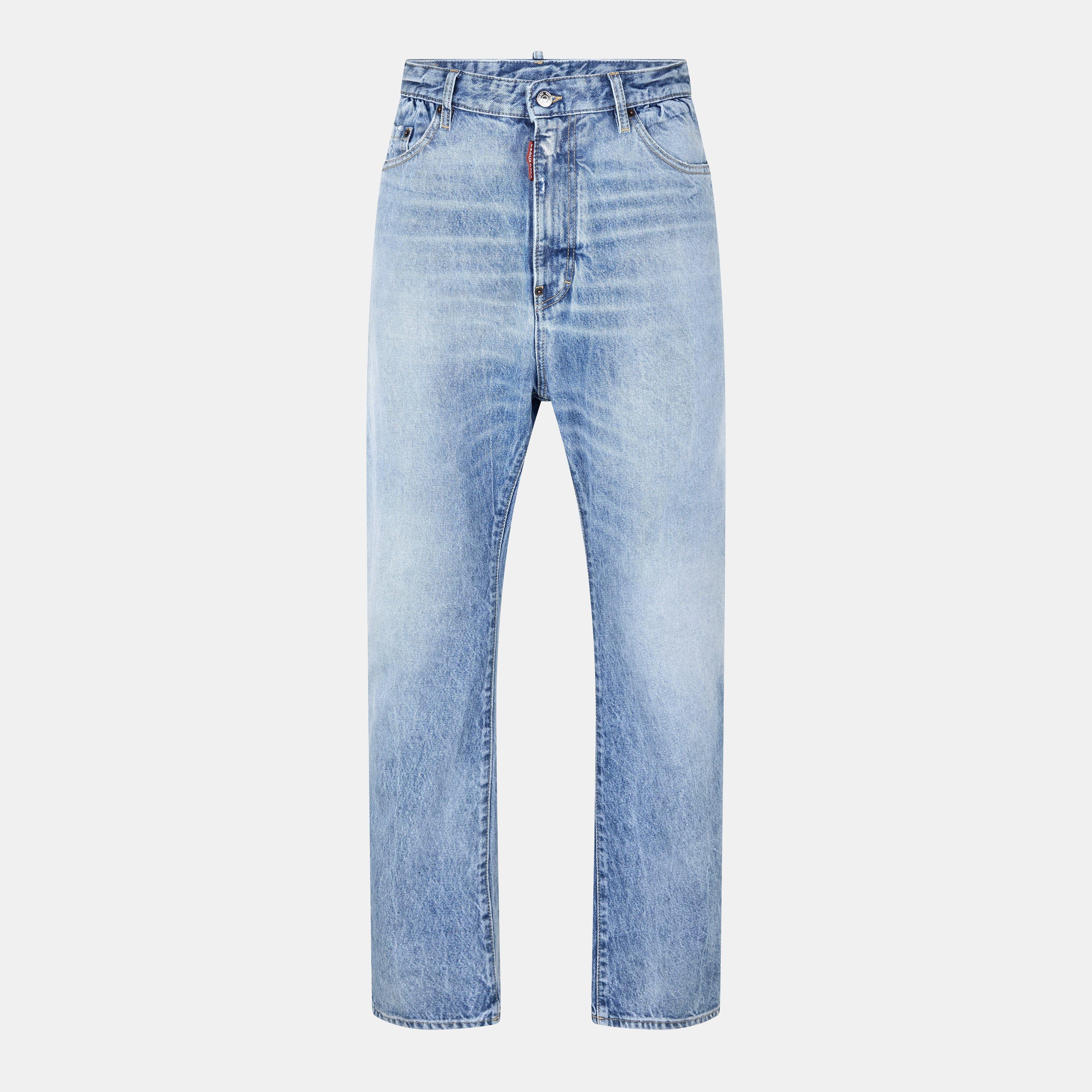 DSquared2 Men's DSQ London Straight Leg Jeans - Navy Blue - S