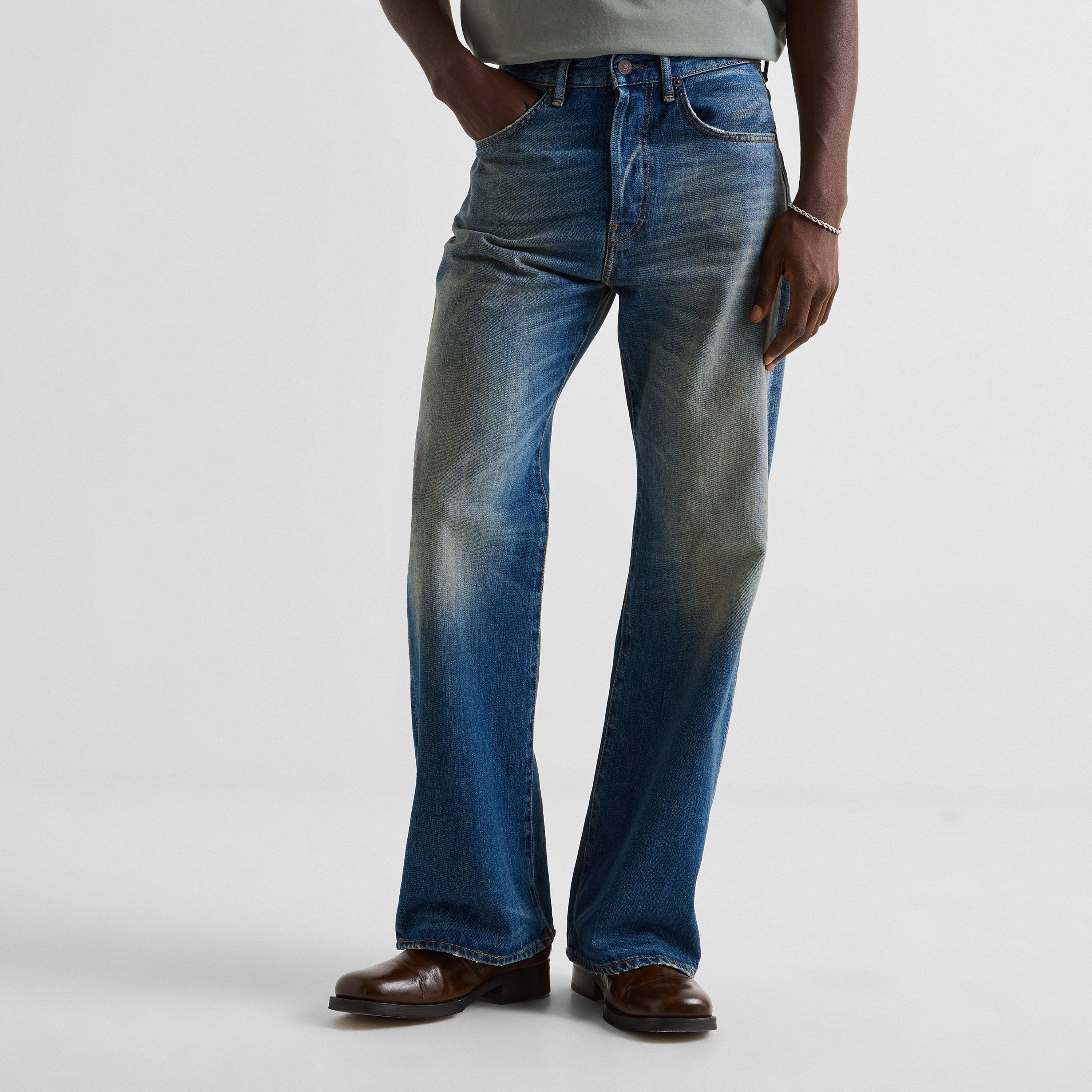 Mid Blue - Acne Studios - 2021 Bingo Straight Leg Jeans - 3