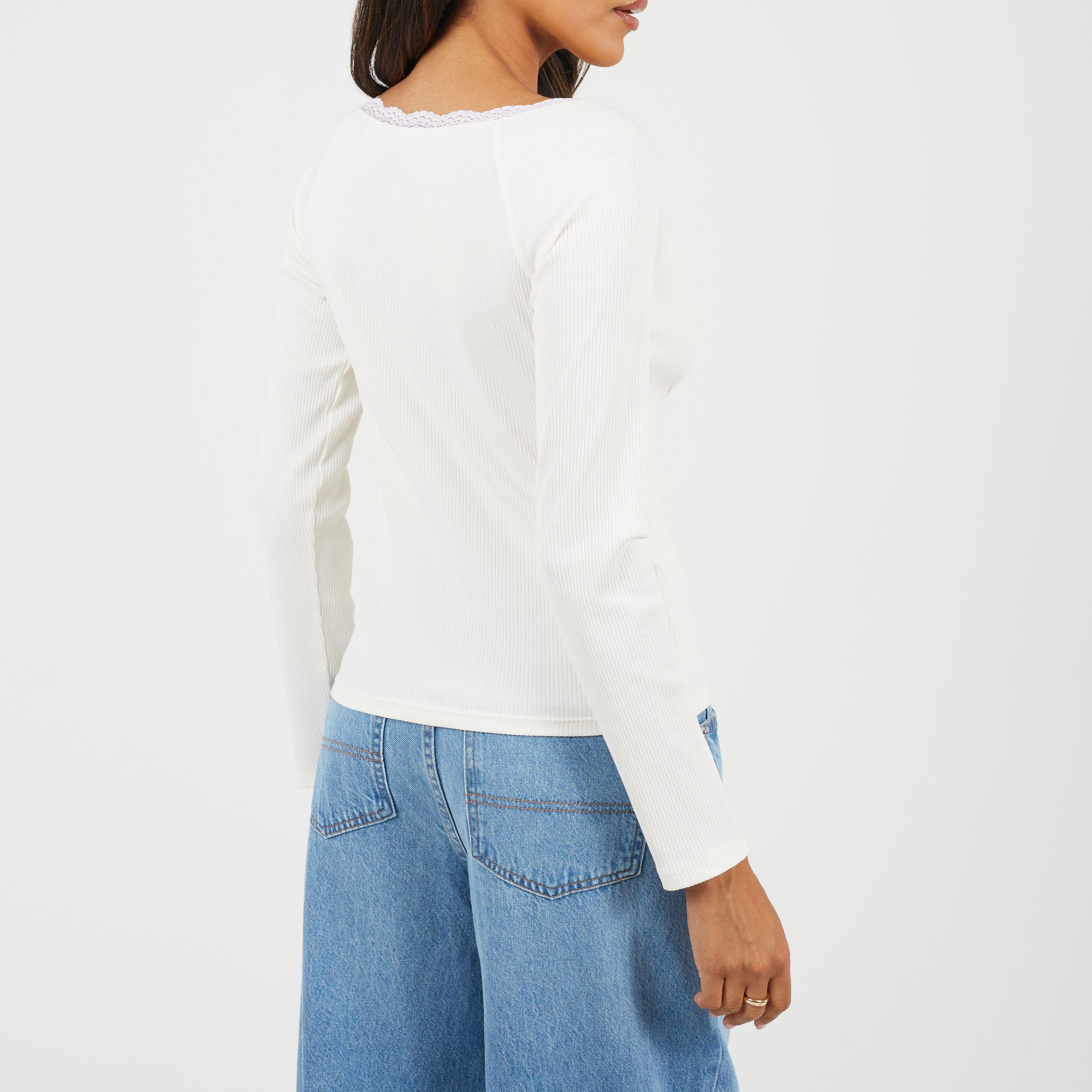 Kremasto - Brave Soul - Brave Soul Ladies Ribbed Long Sleeve Top - 2