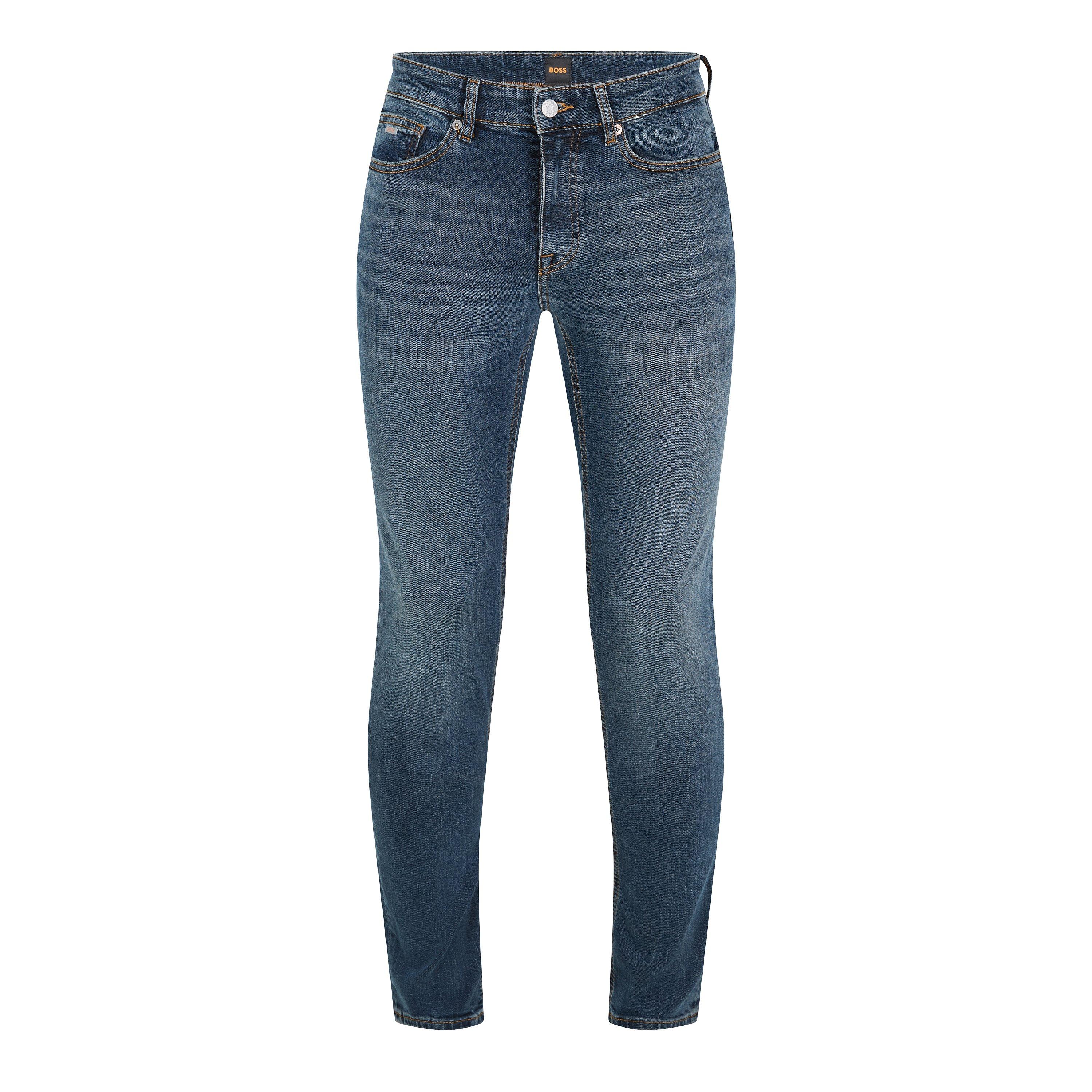 Boss Men's Delaware Bc Slim Fit Jeans - Dark Blue - 31W R