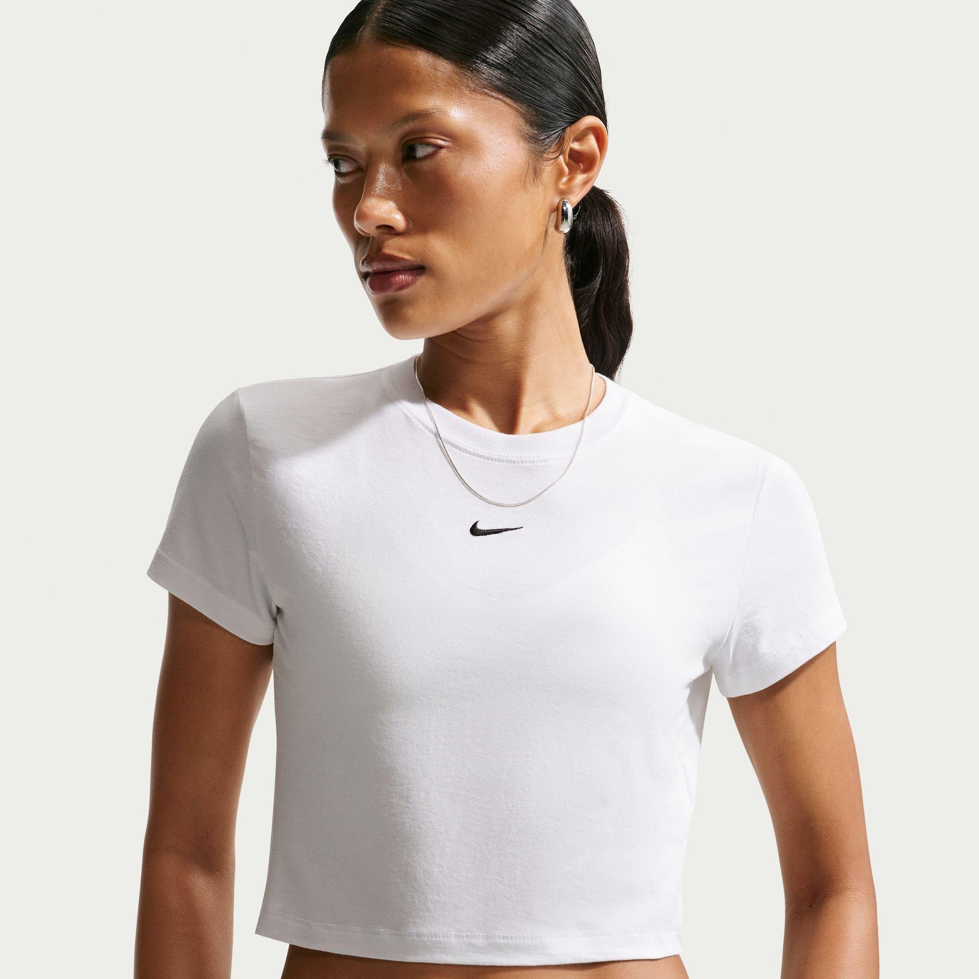 White - Nike - Nike Chill Crop Tee Ld53 - 1