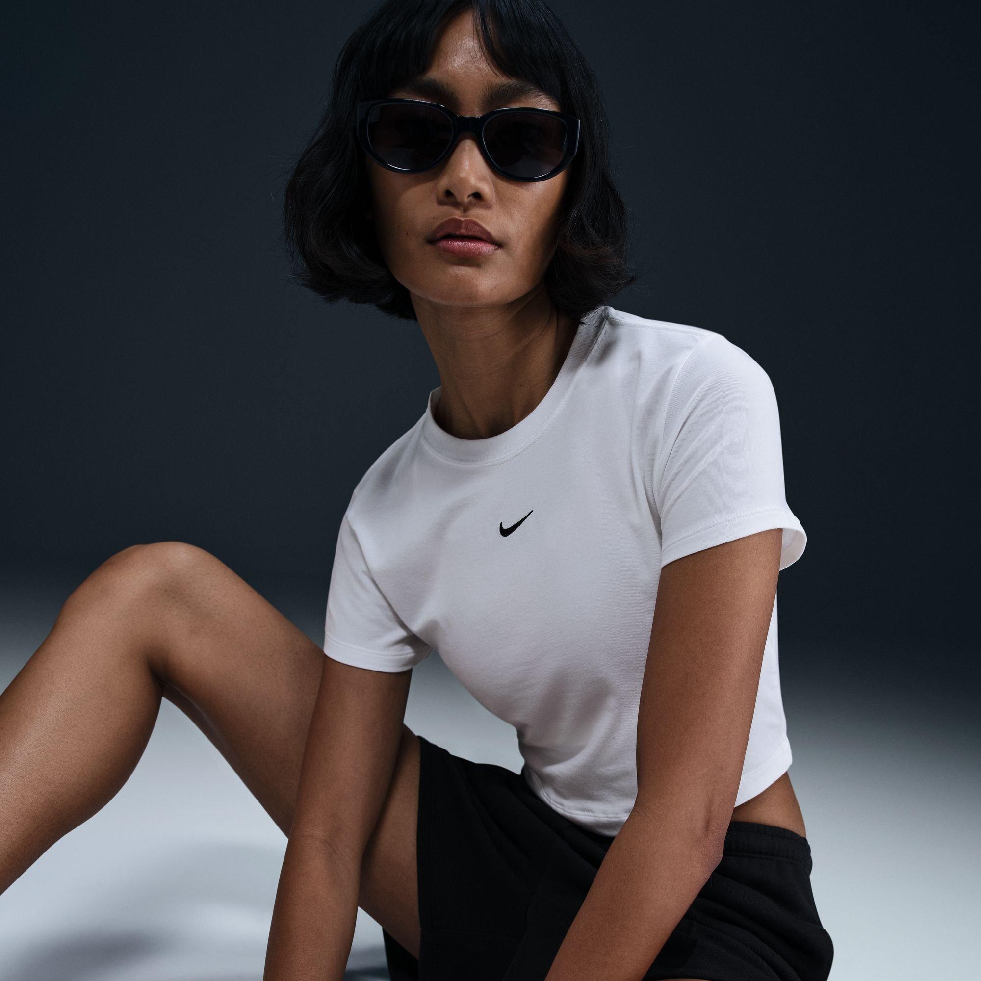 White - Nike - Nike Chill Crop Tee Ld53 - 11