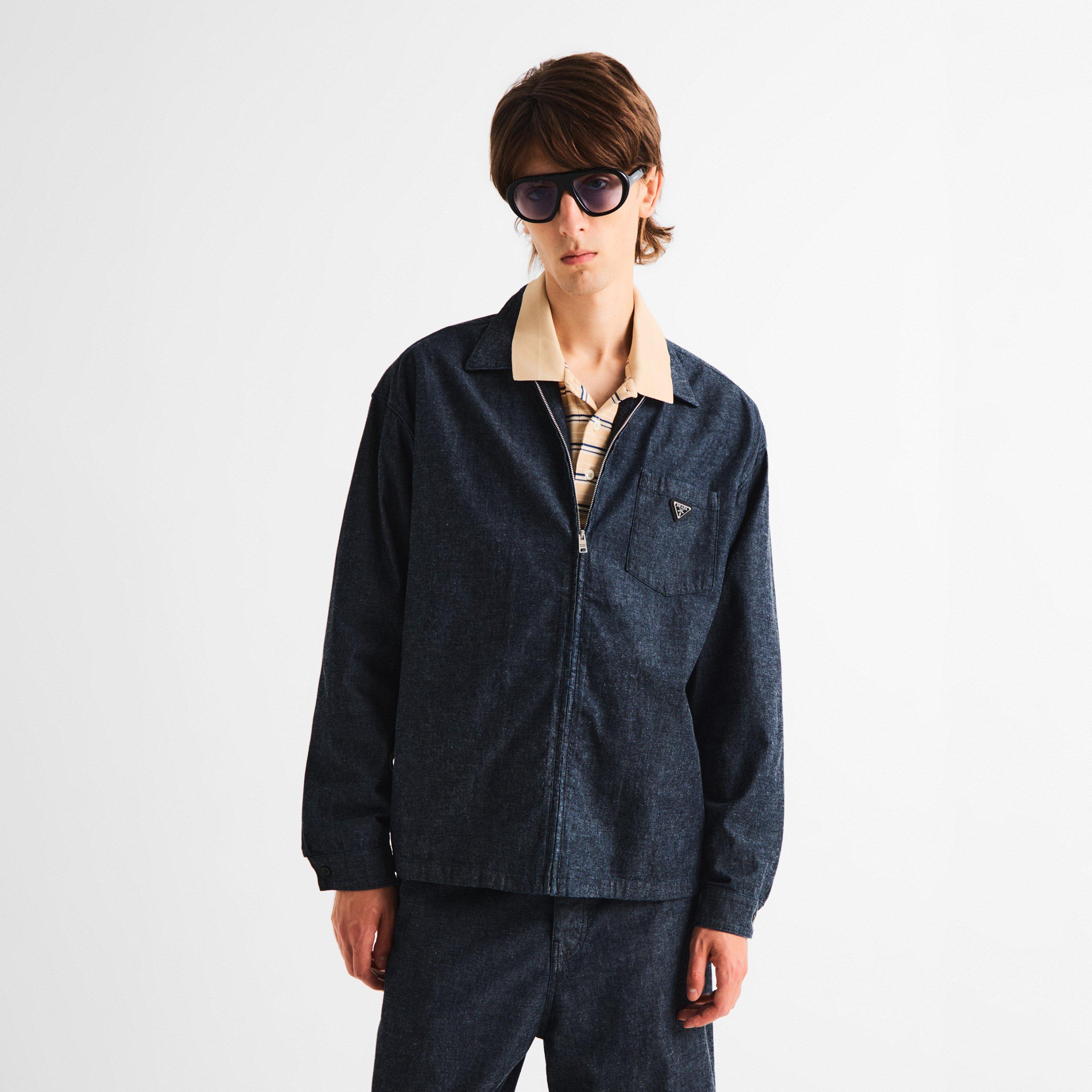 Blue - Prada - Prada Chambray Jns Sn63 - 3