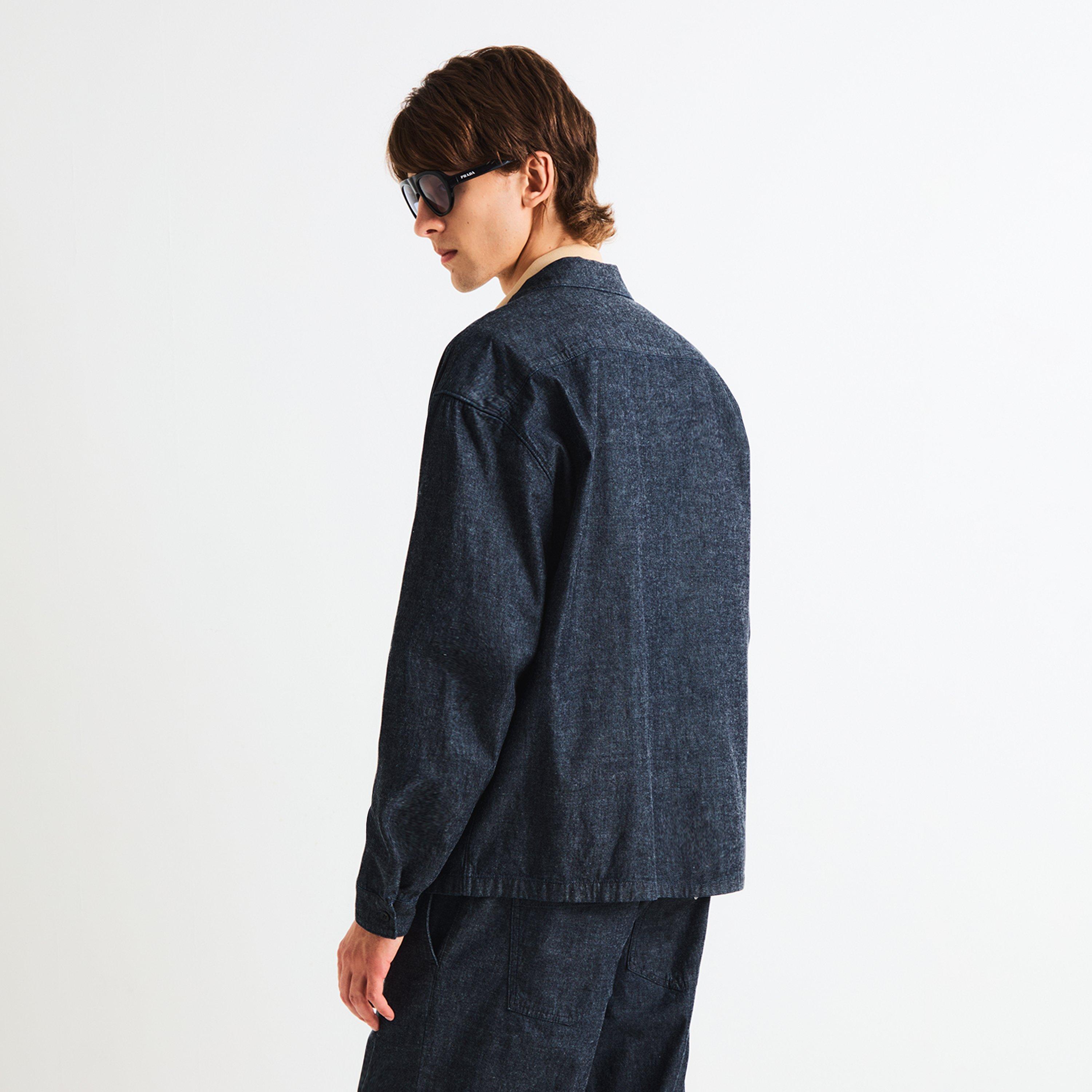 Blue - Prada - Prada Chambray Jns Sn63 - 4
