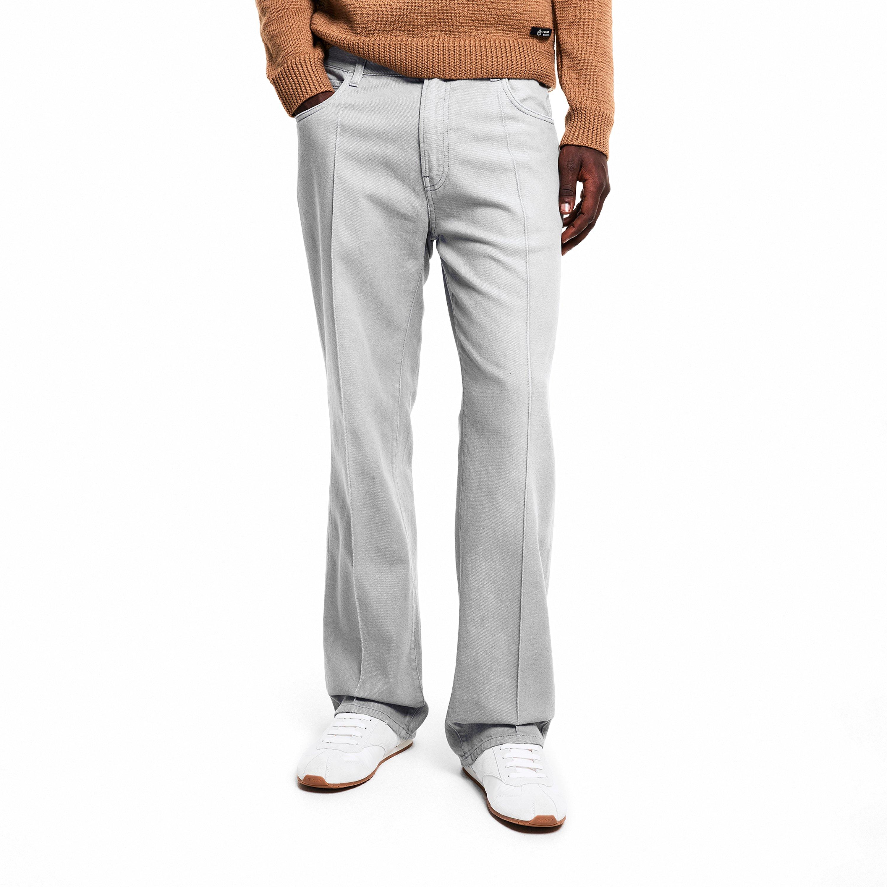 Grey - Prada - Men's Straight Leg Jeans - 3