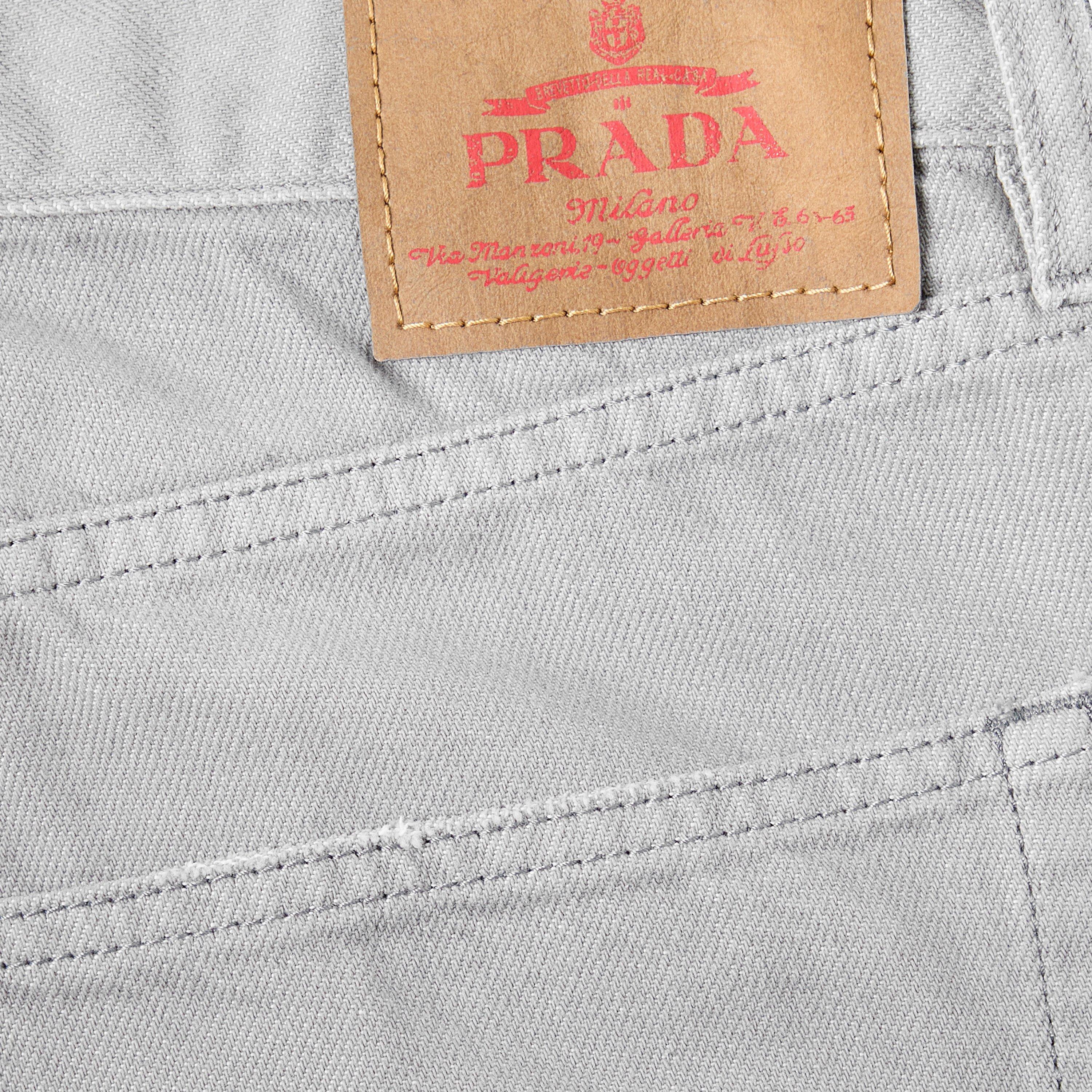 Grey - Prada - Men's Straight Leg Jeans - 5