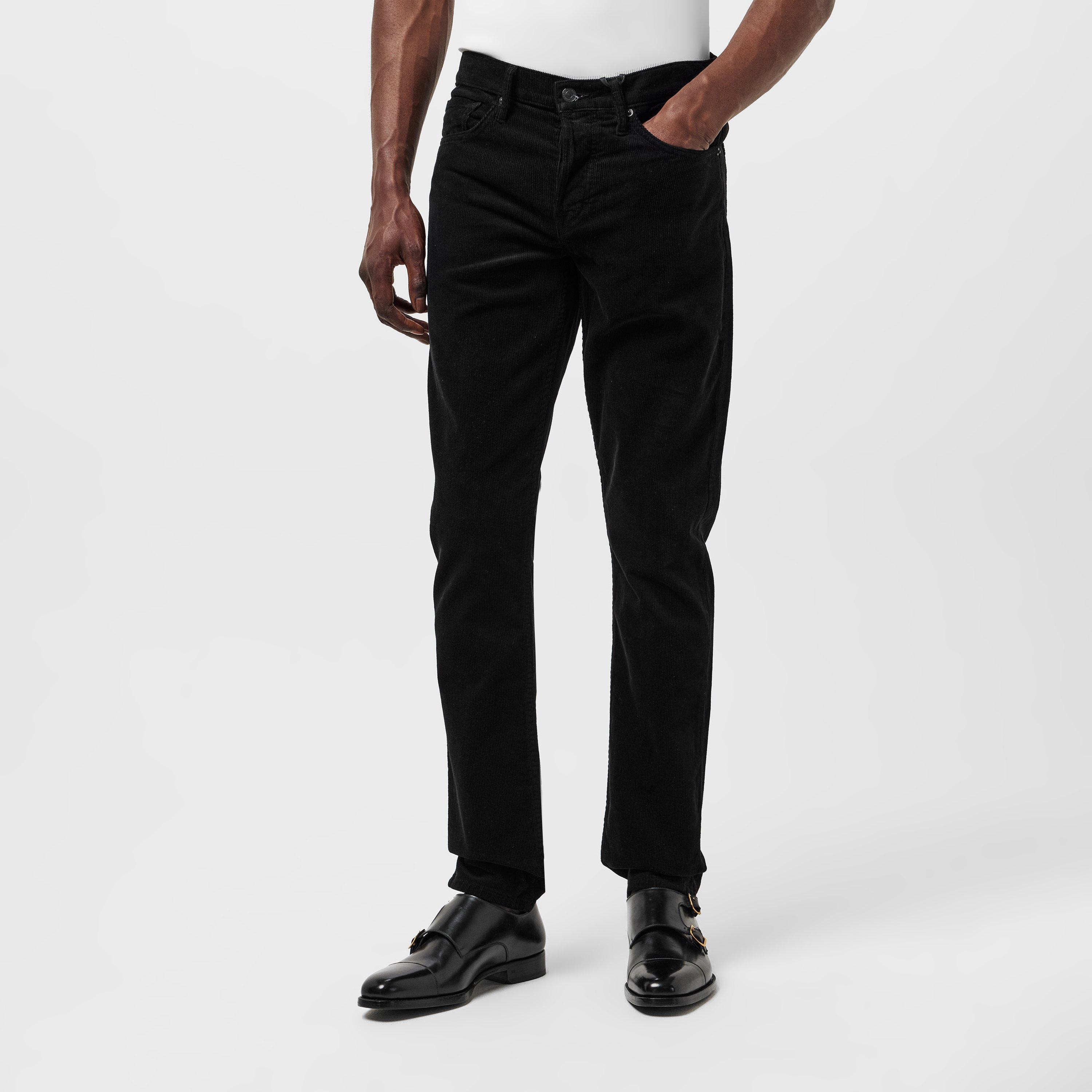 Black - Tom Ford - Men's Slim Fit Jeans - 3