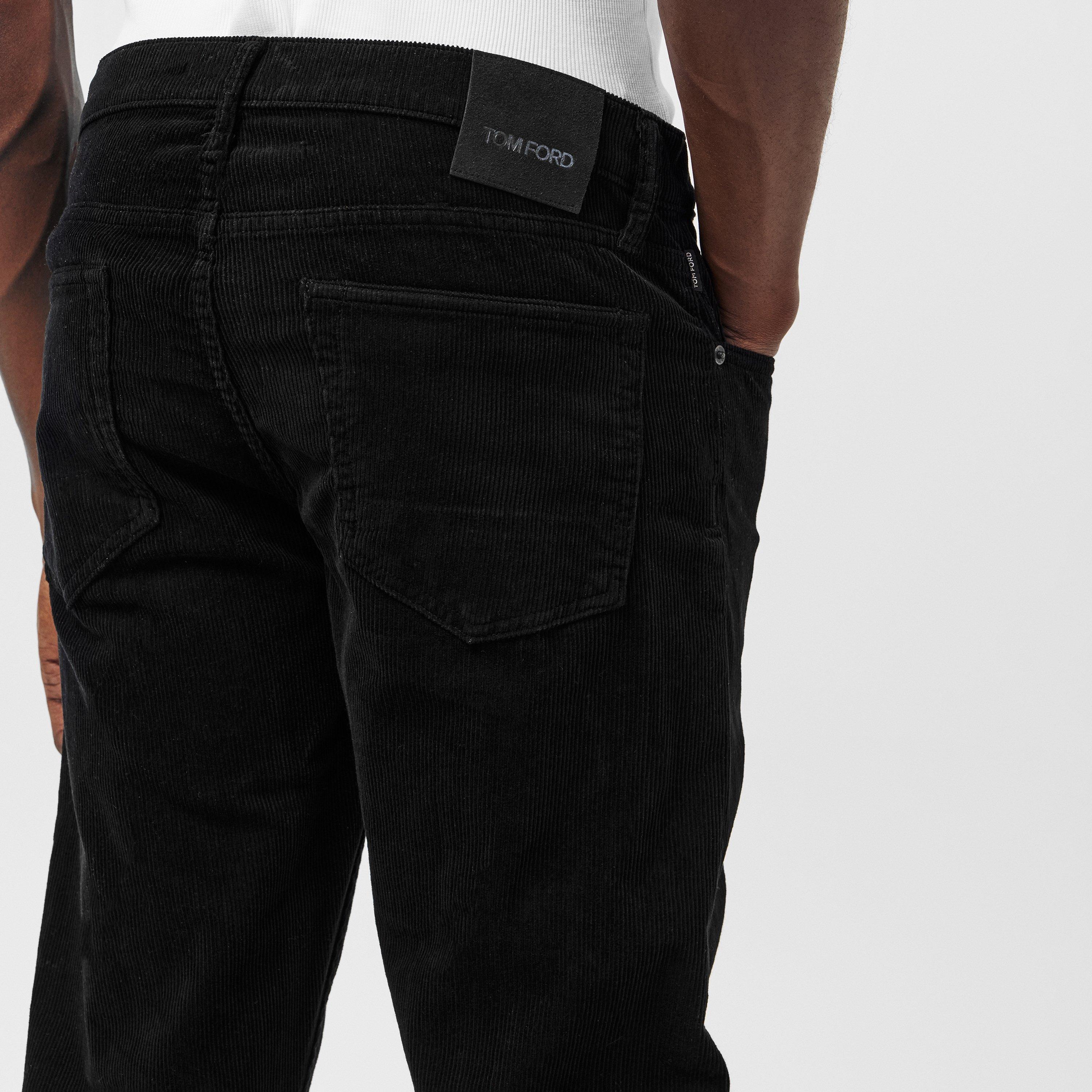 Black - Tom Ford - Men's Slim Fit Jeans - 5