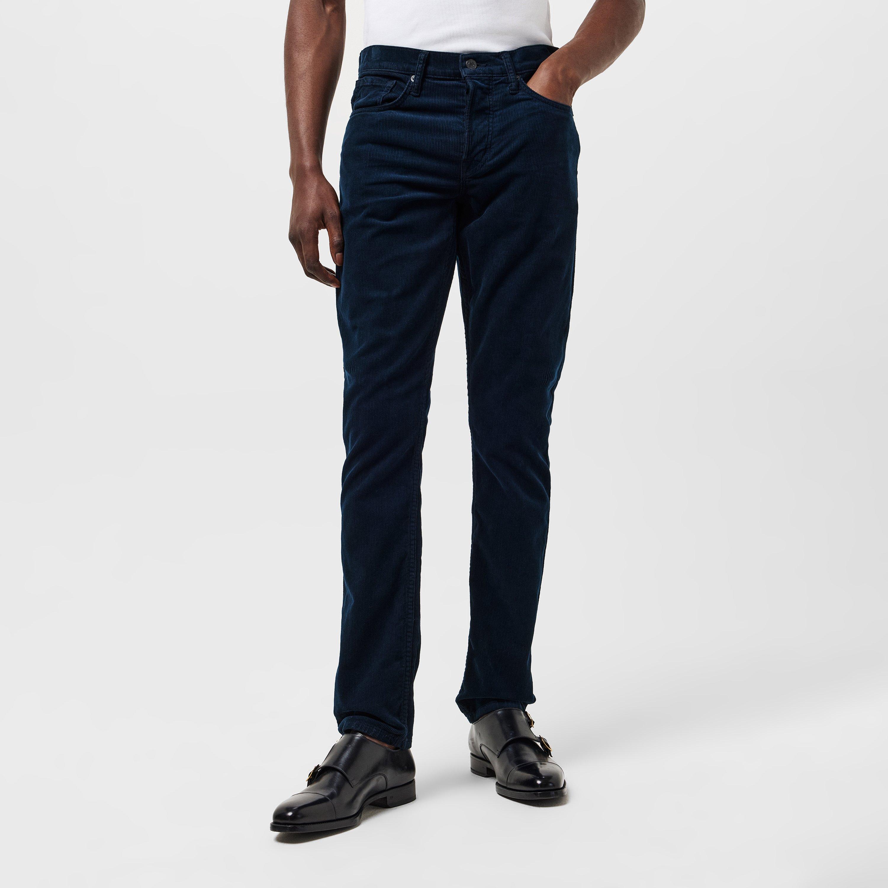 Navy - Tom Ford - Men's Slim Fit Jeans - 3