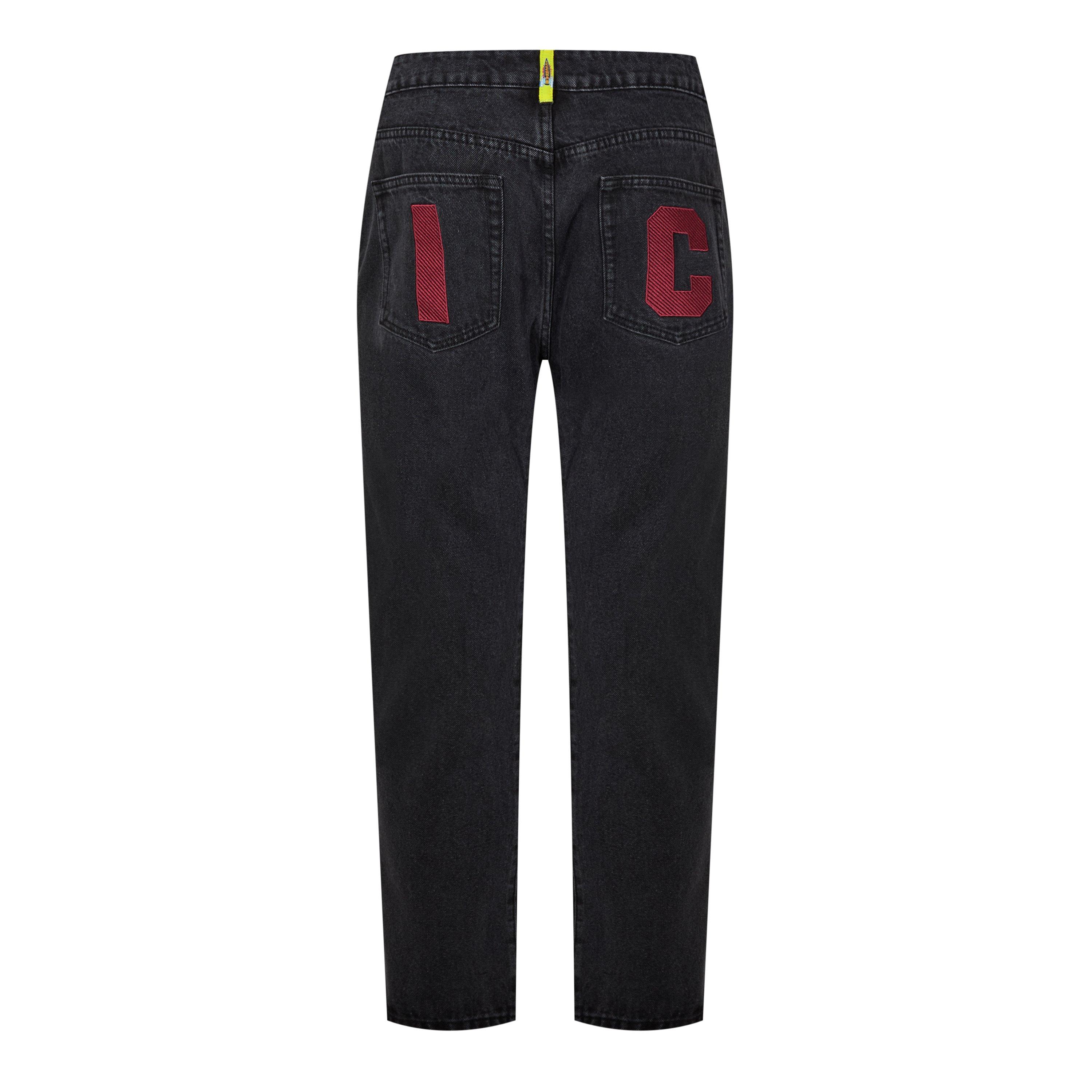 Black - ICECREAM - Men's Running Dog Straight Leg Jeans - 6