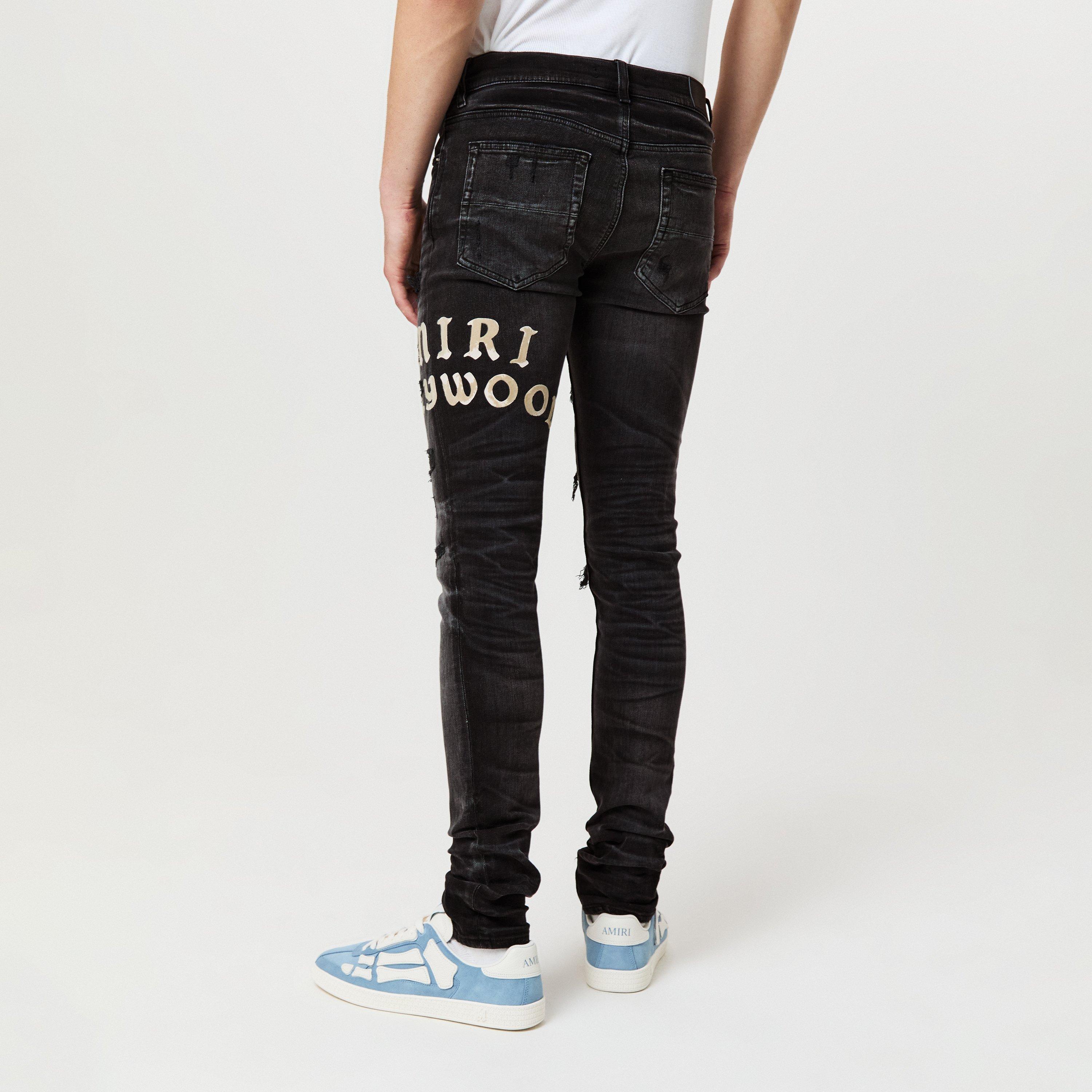 Faded Black - Amiri - Men's Skinny Jeans for Men - 4