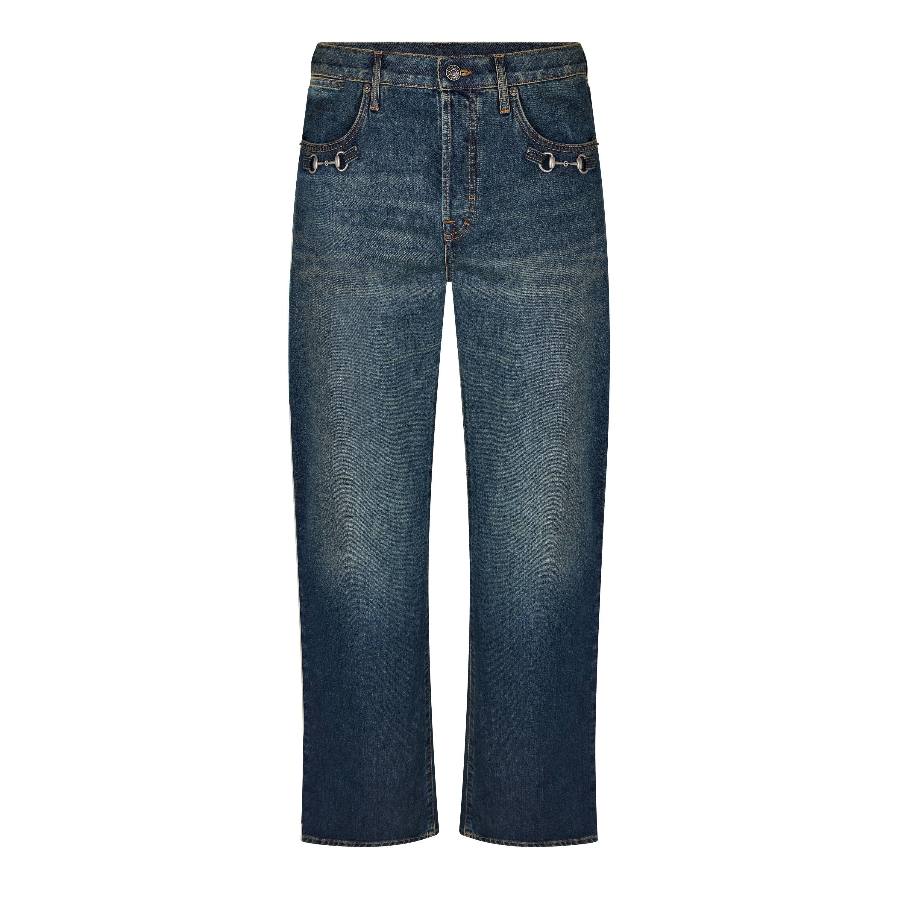 Blue - Gucci - Gucci Horsebit Jean Sn63 - 1