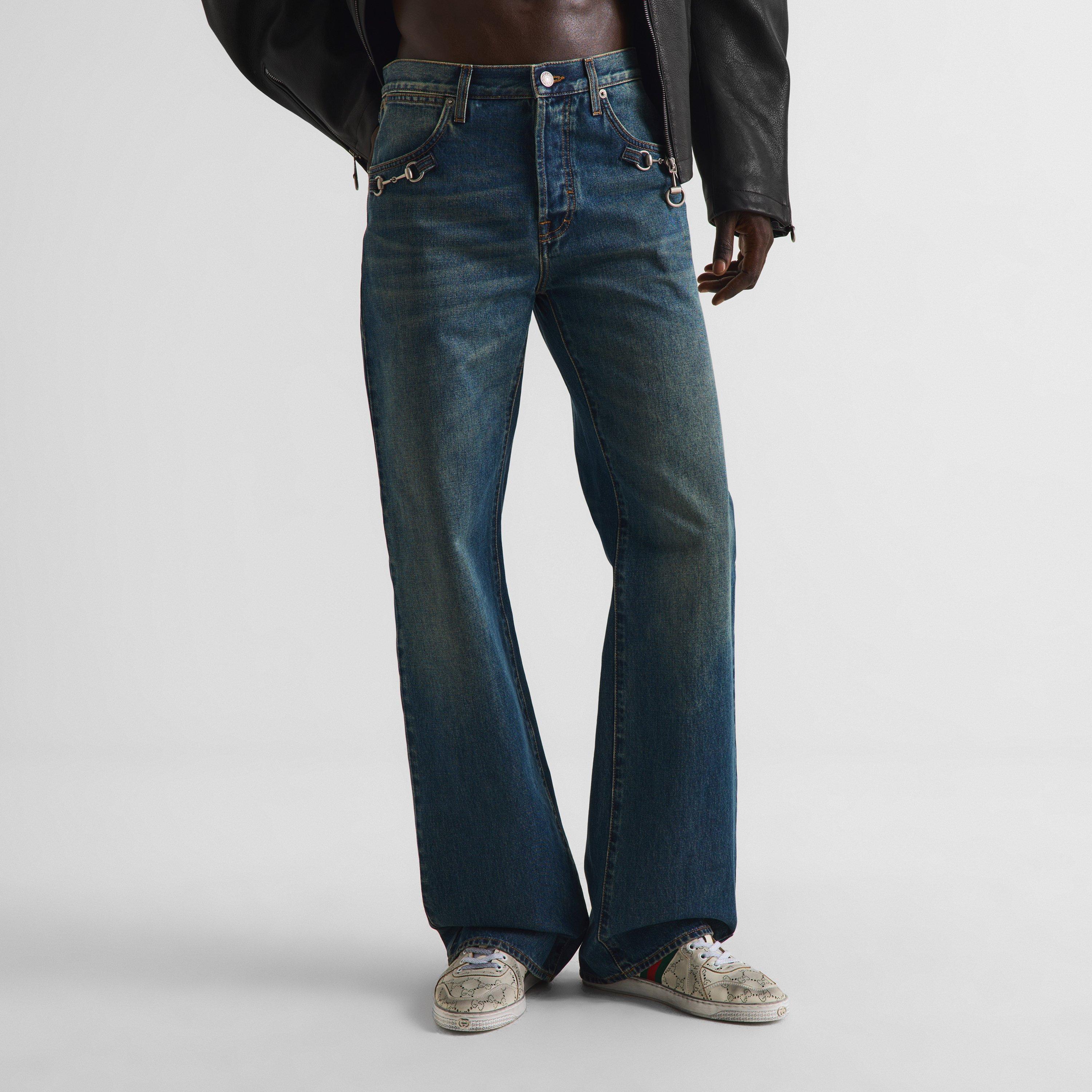 Blue - Gucci - Gucci Horsebit Jean Sn63 - 3