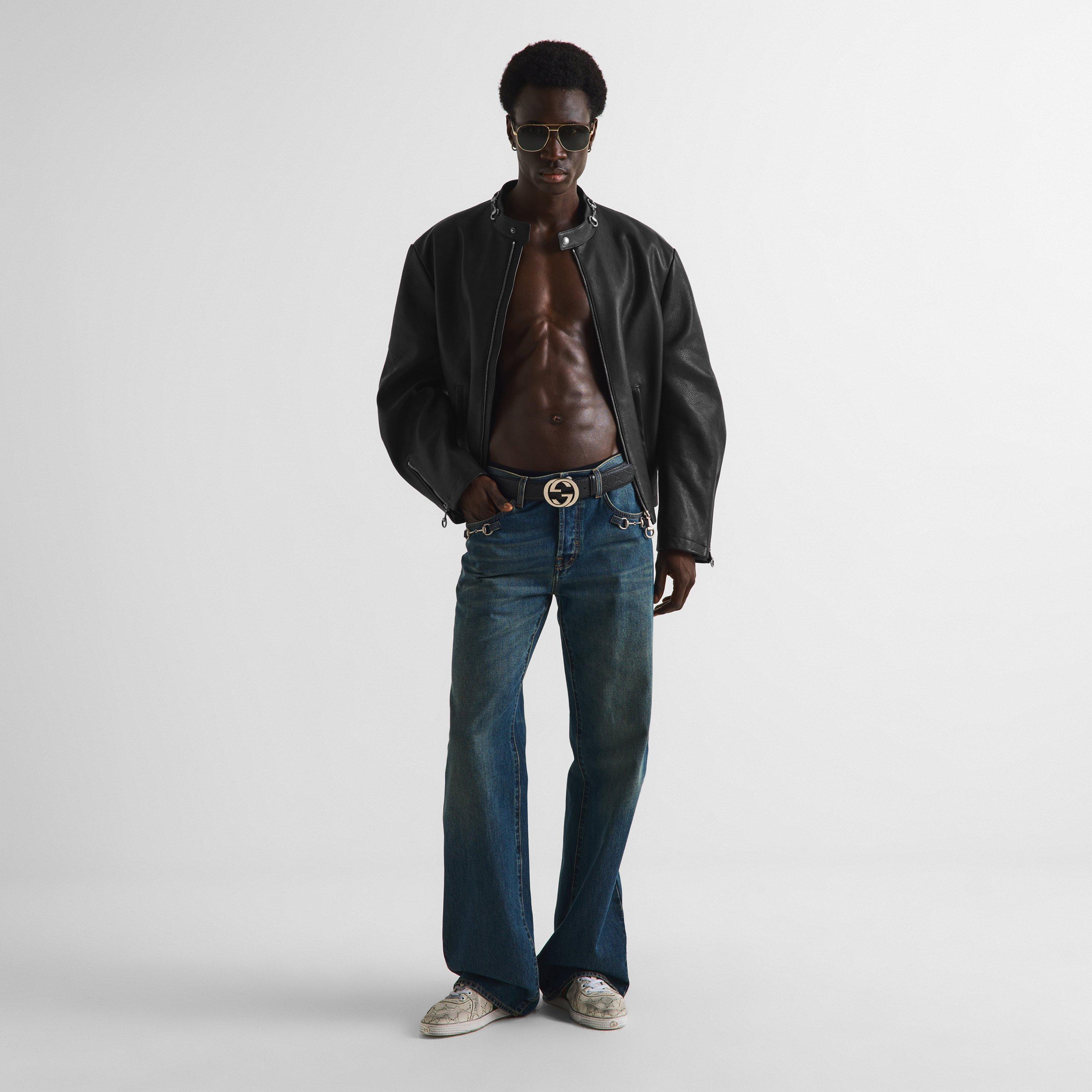 Blue - Gucci - Gucci Horsebit Jean Sn63 - 6